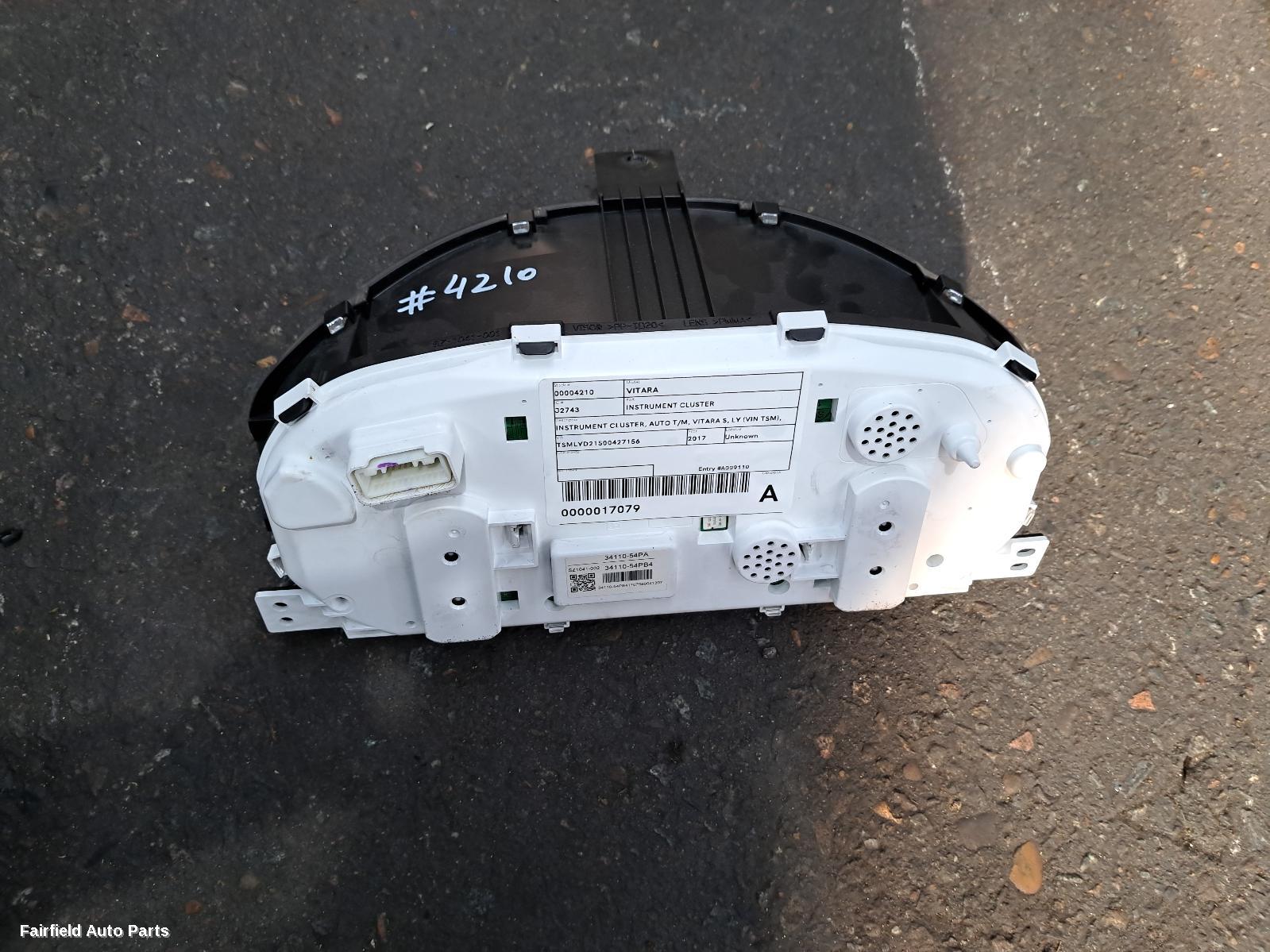 2015-2025 Suzuki Vitara Instrument Cluster
