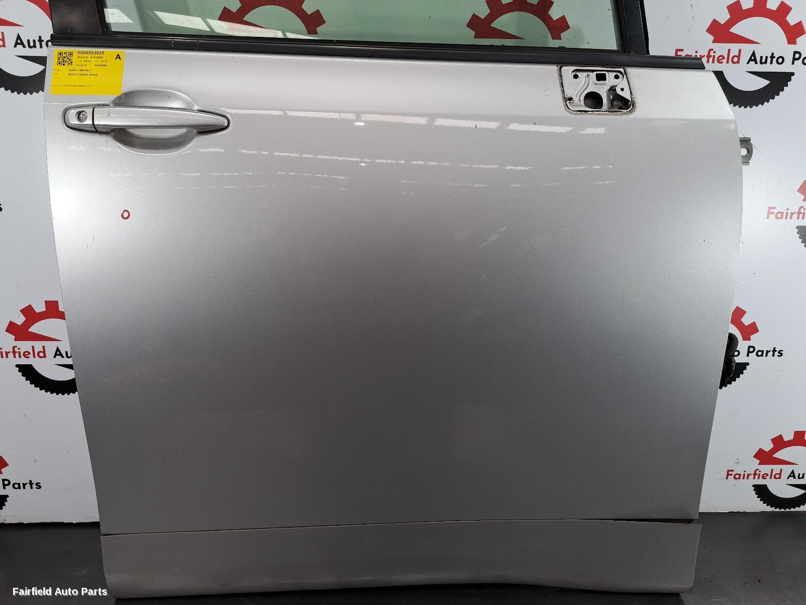 2007-2014 Toyota Noah (import) Right Front Door
