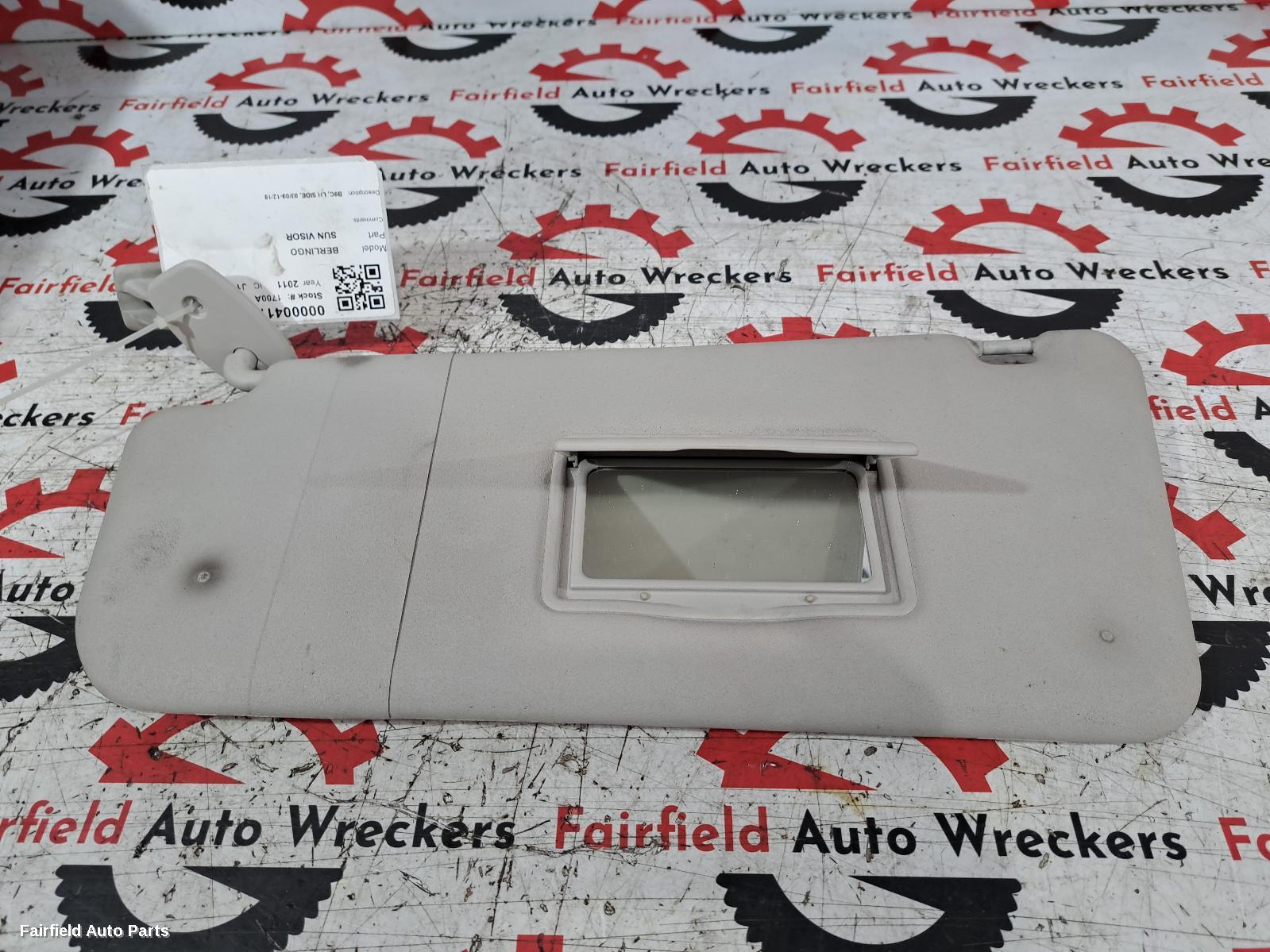 2009-2018 Citroen Berlingo Sunvisor
