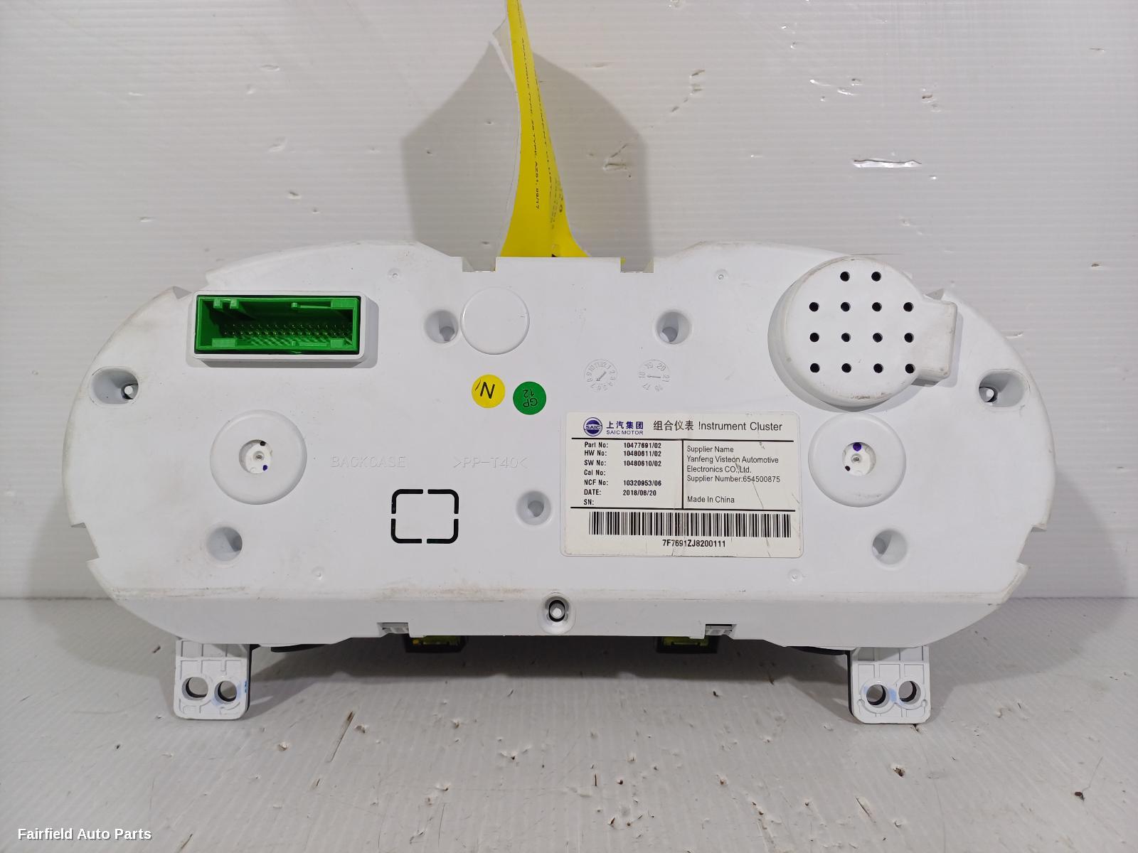 2017-2024 Mg Zs Instrument Cluster