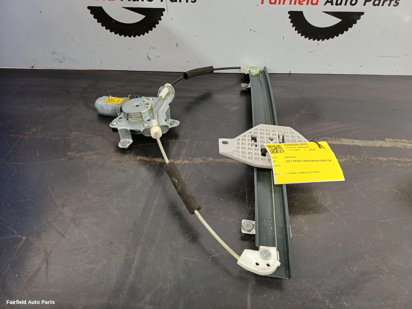 2011-2018 Holden Captiva Left Front Window Reg Motor