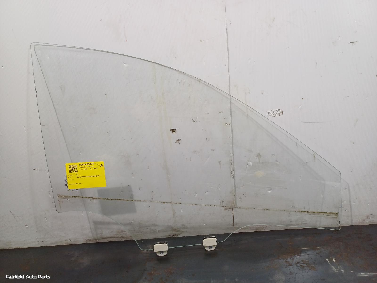 2017-2025 Mg Zs Right Front Door Window