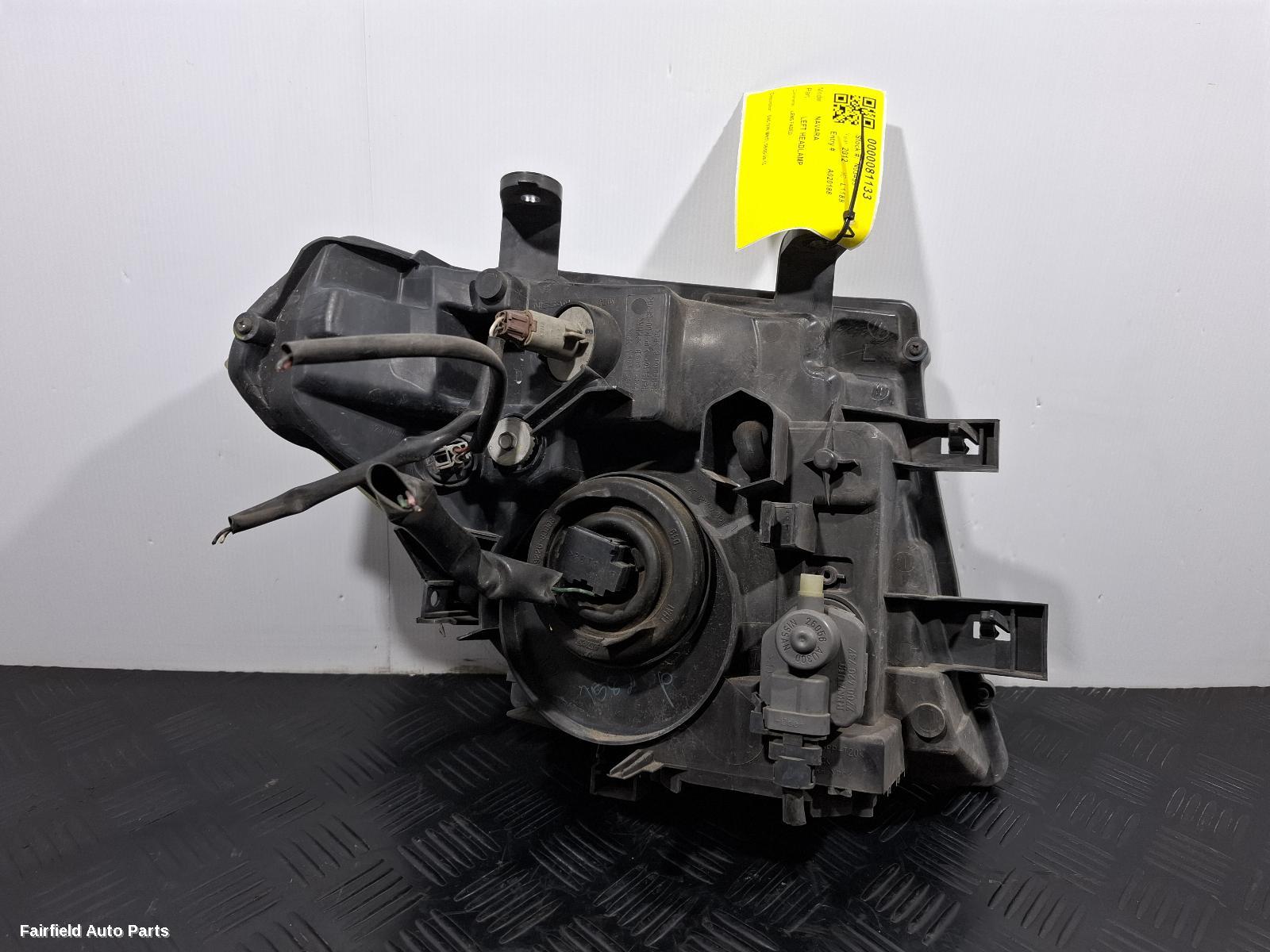 2005-2015 Nissan Navara Left Headlamp