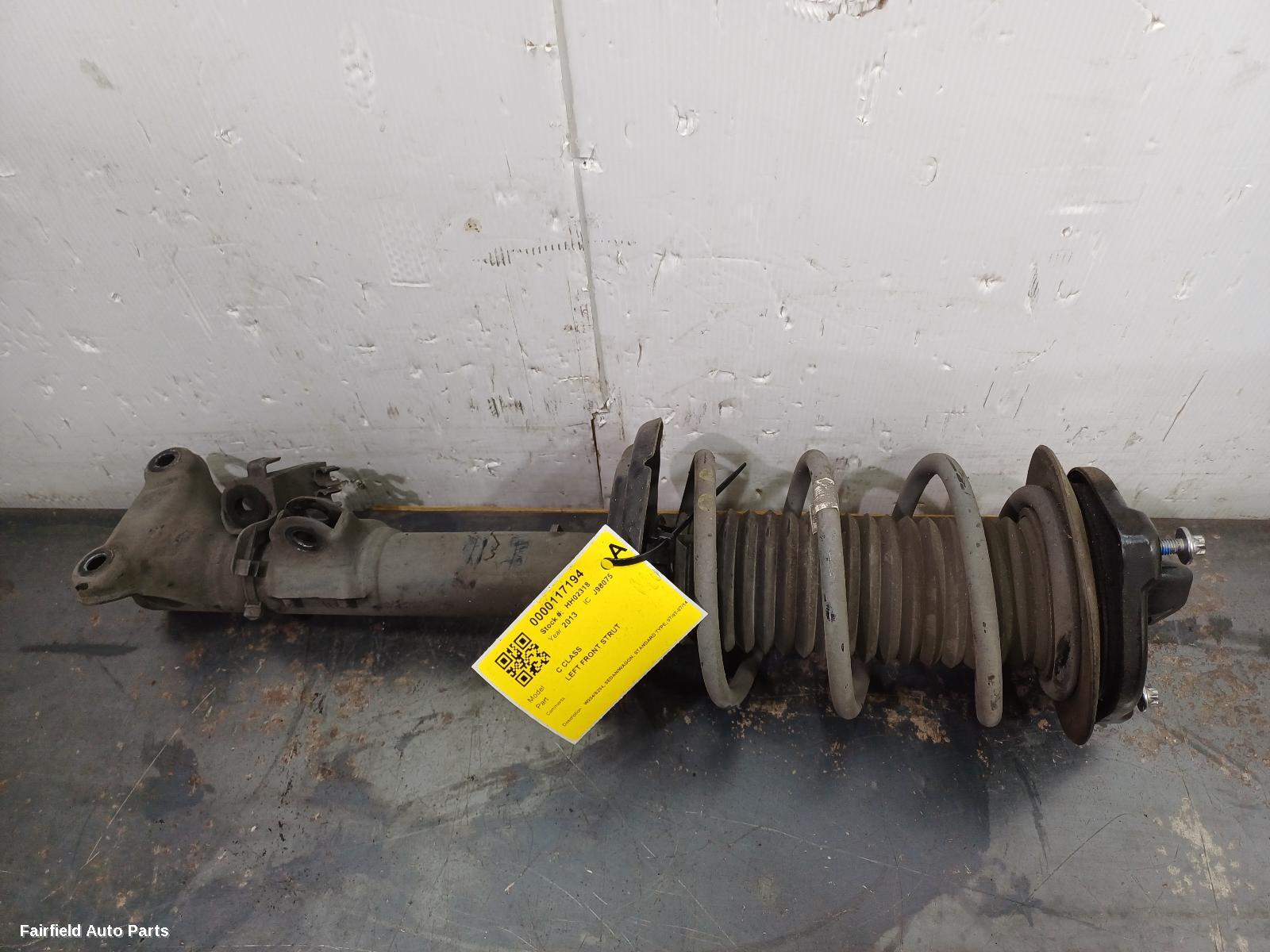 2007-2014 Mercedes C Class Left Front Strut