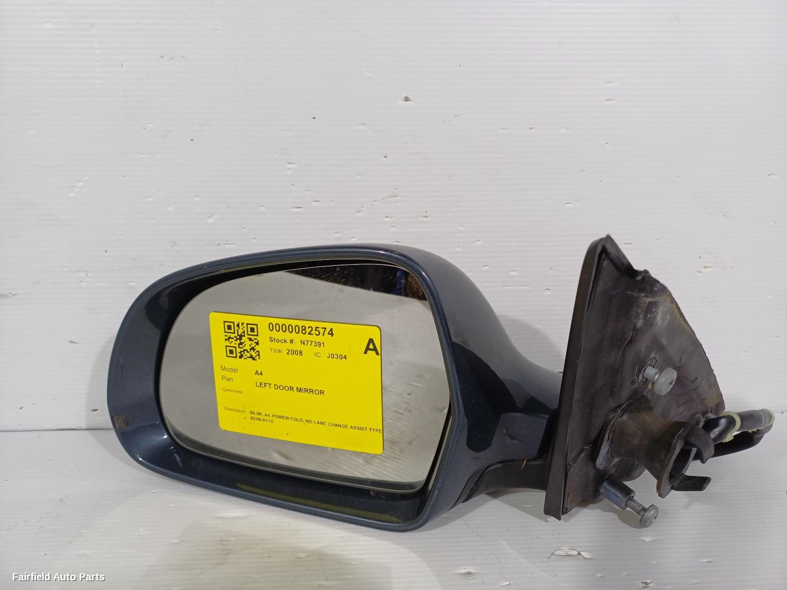 2008-2016 Audi A4 Left Door Mirror