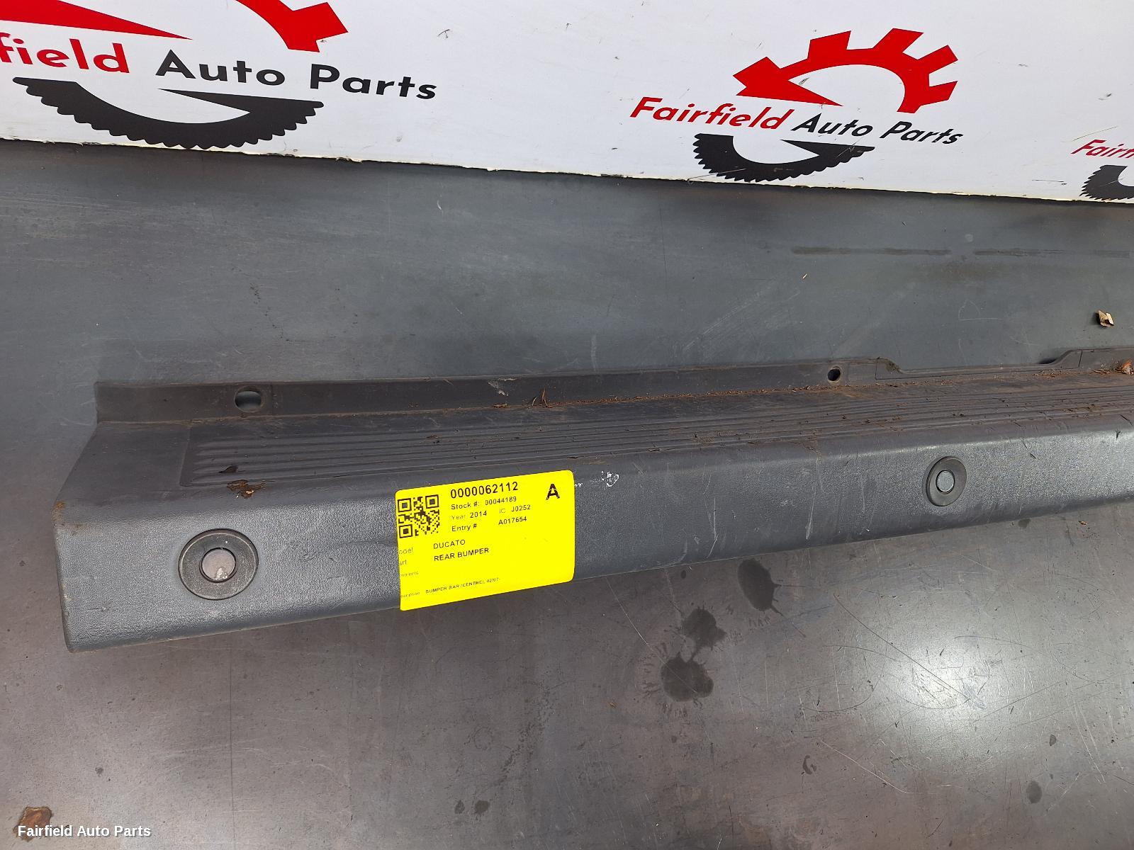 2007-2023 Fiat Ducato Rear Bumper