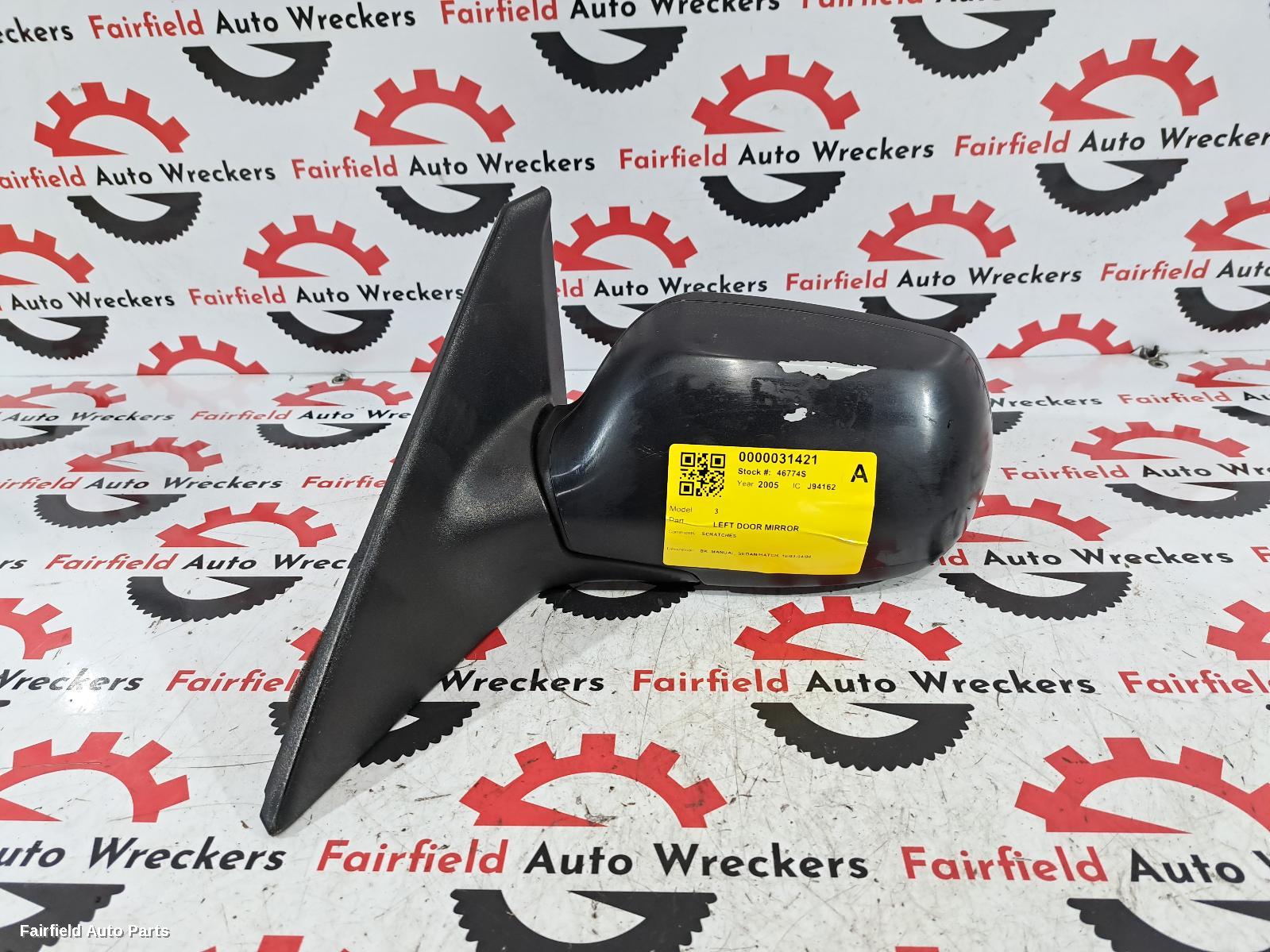 2003-2009 Mazda 3 Left Door Mirror