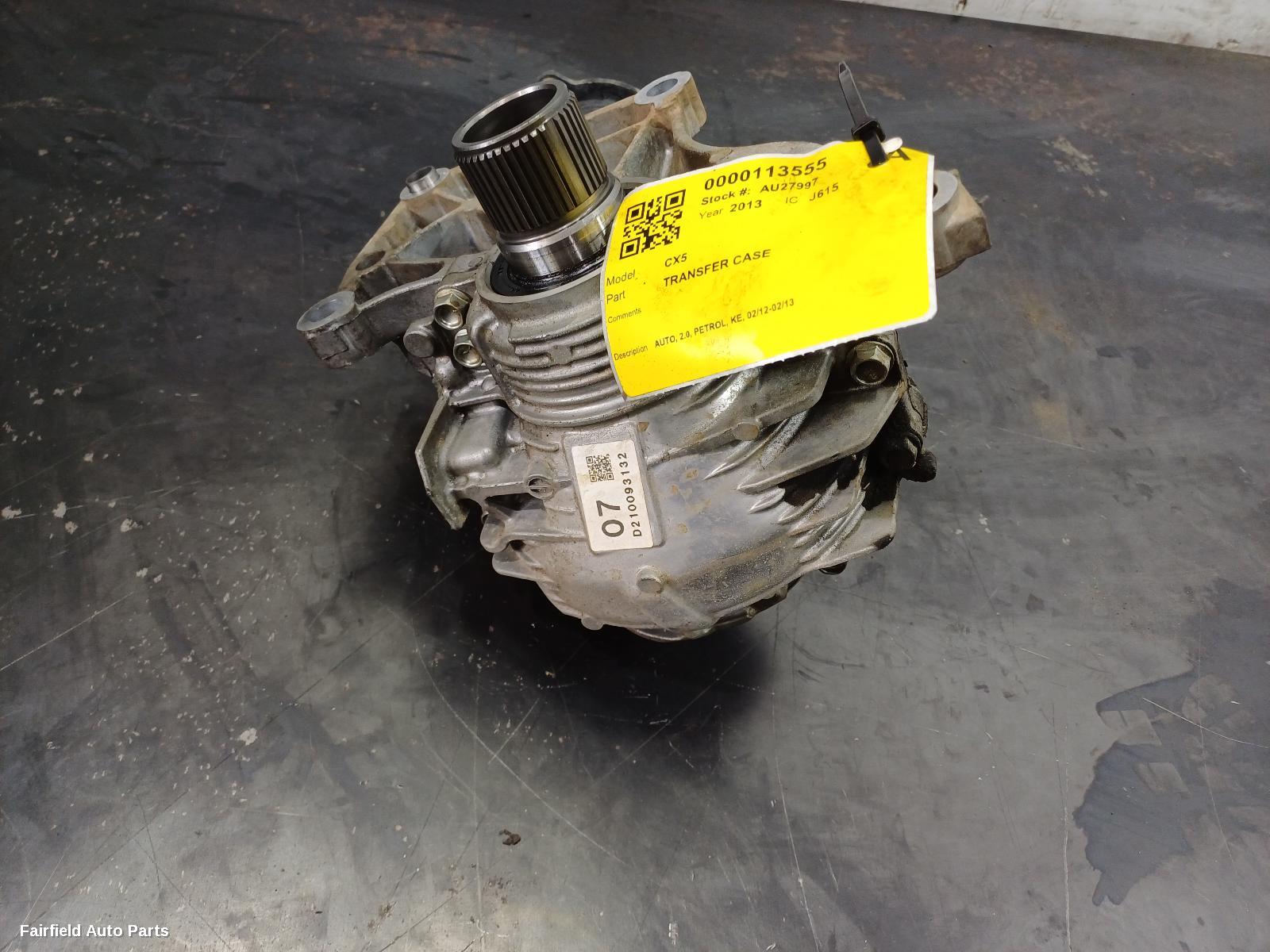 2012-2013 Mazda Cx5 Transfer Case