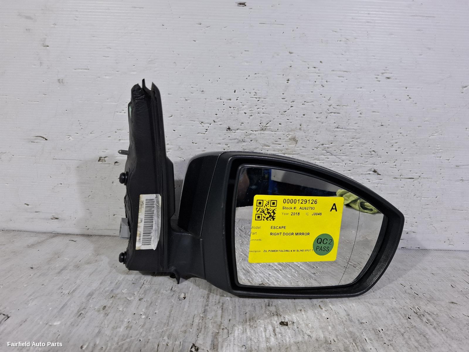 2016-2020 Ford Escape Right Door Mirror