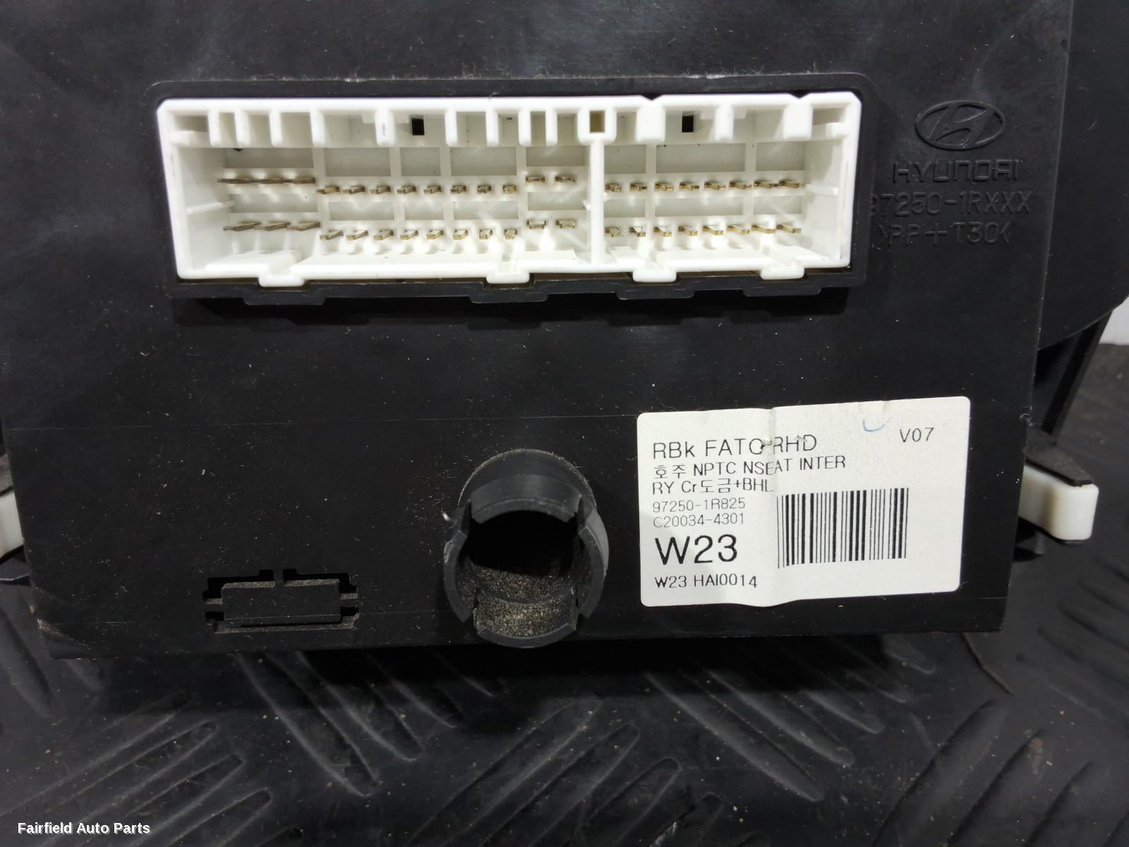 2011-2019 Hyundai Accent Heater Ac Controls