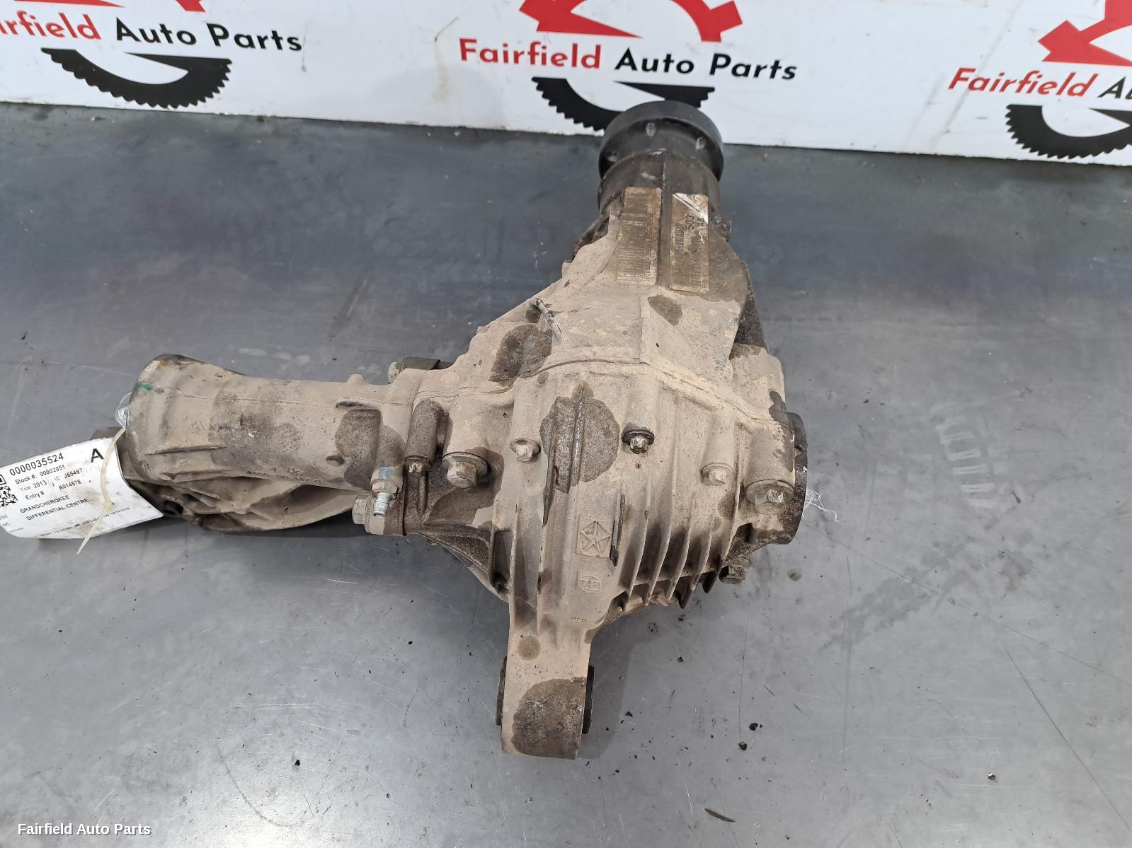 2010-2022 Jeep Grandcherokee Differential Centre