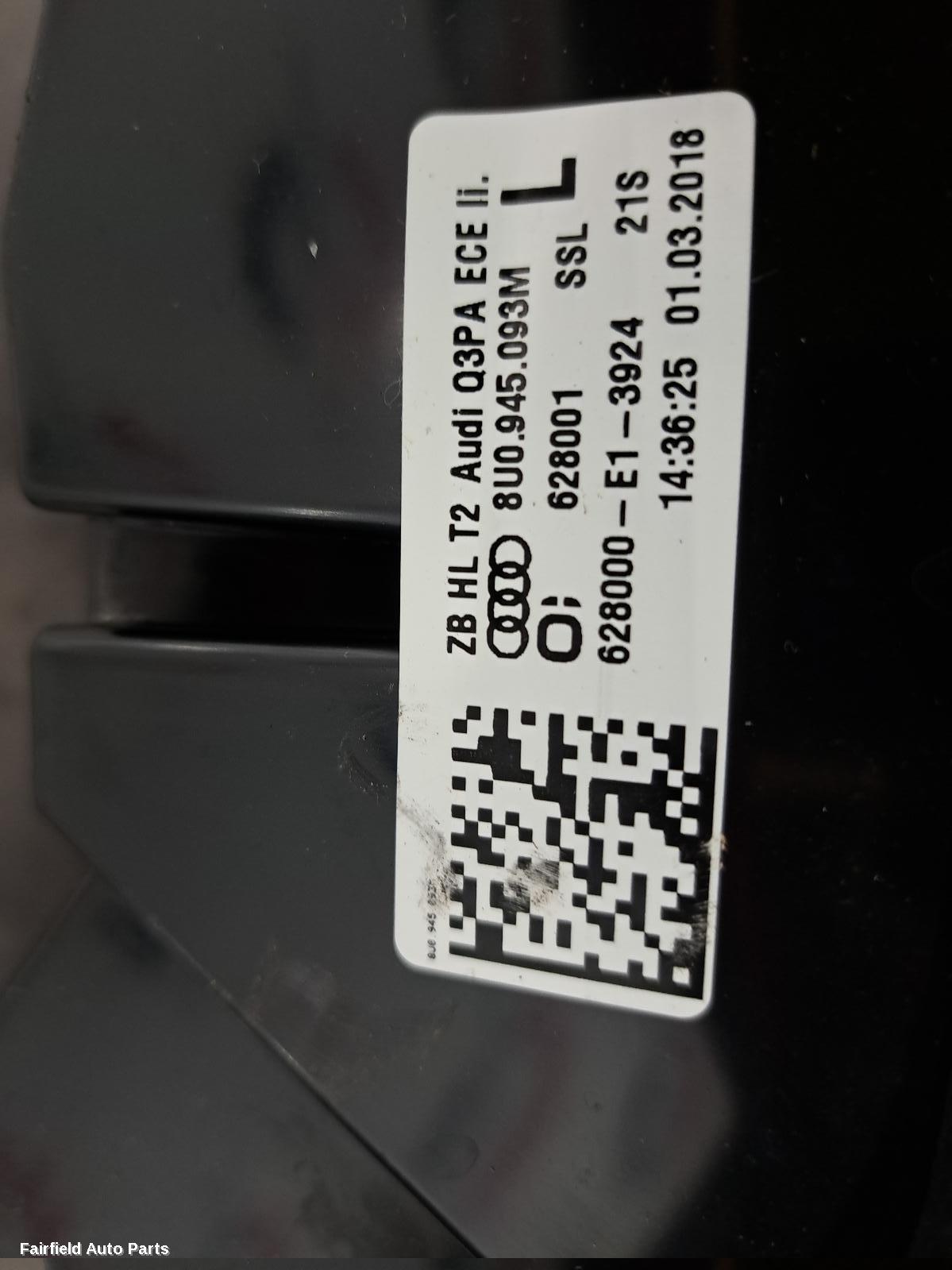 2015-2018 Audi Q3 Left Taillight