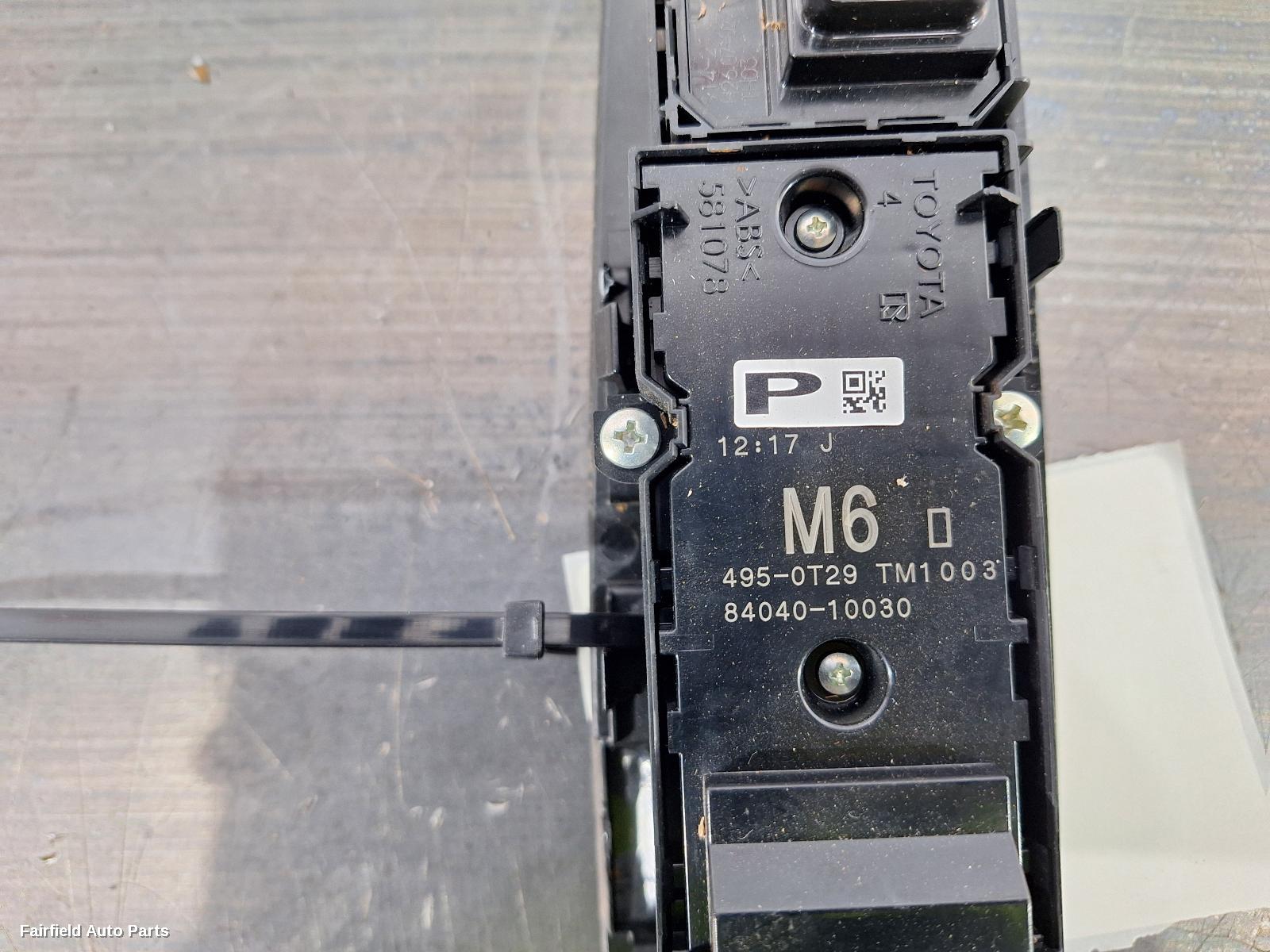 2021-2024 Toyota Camry Pwr Dr Wind Switch