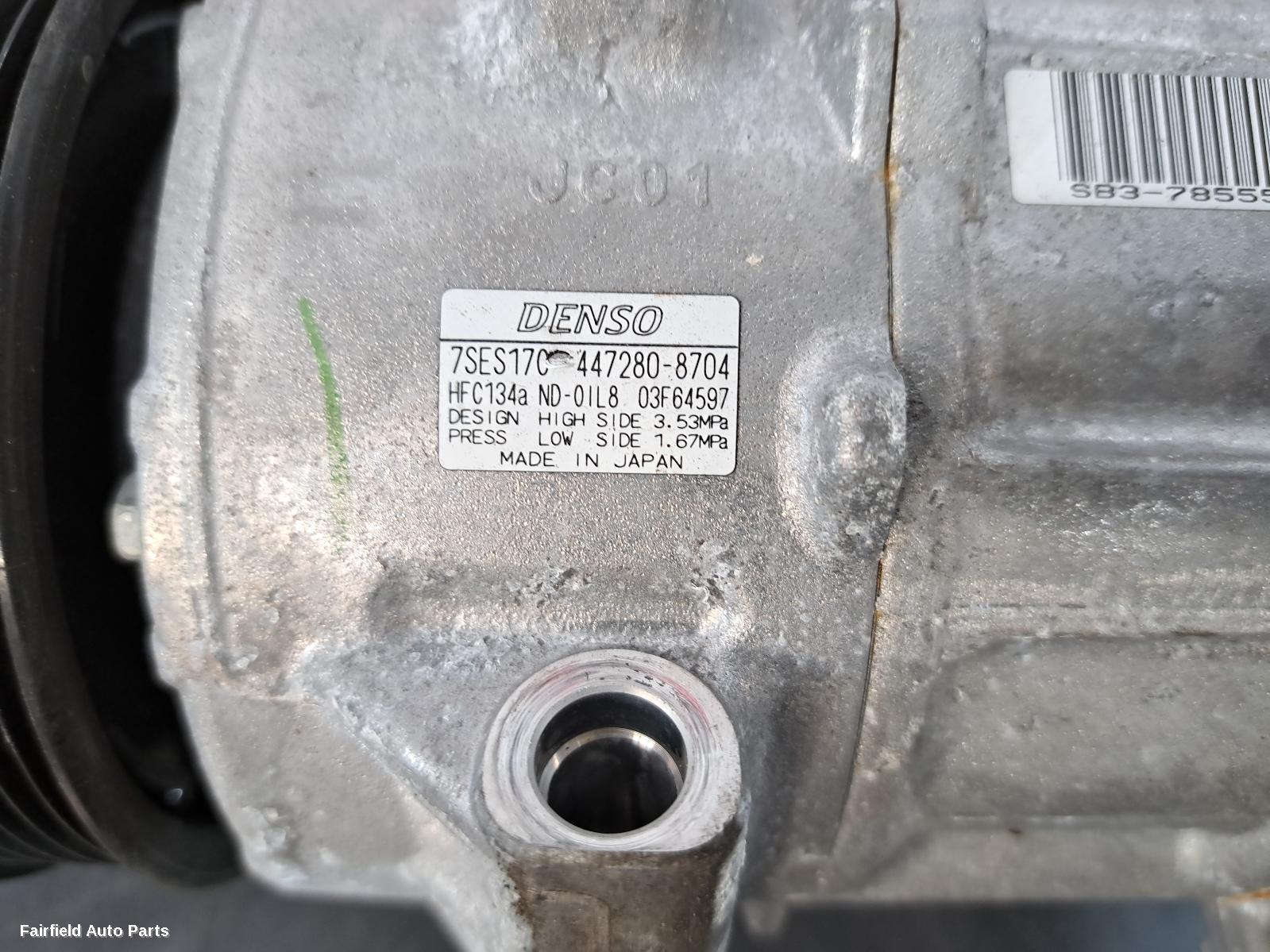 2018-2025 Toyota Rav4 A C Compressor