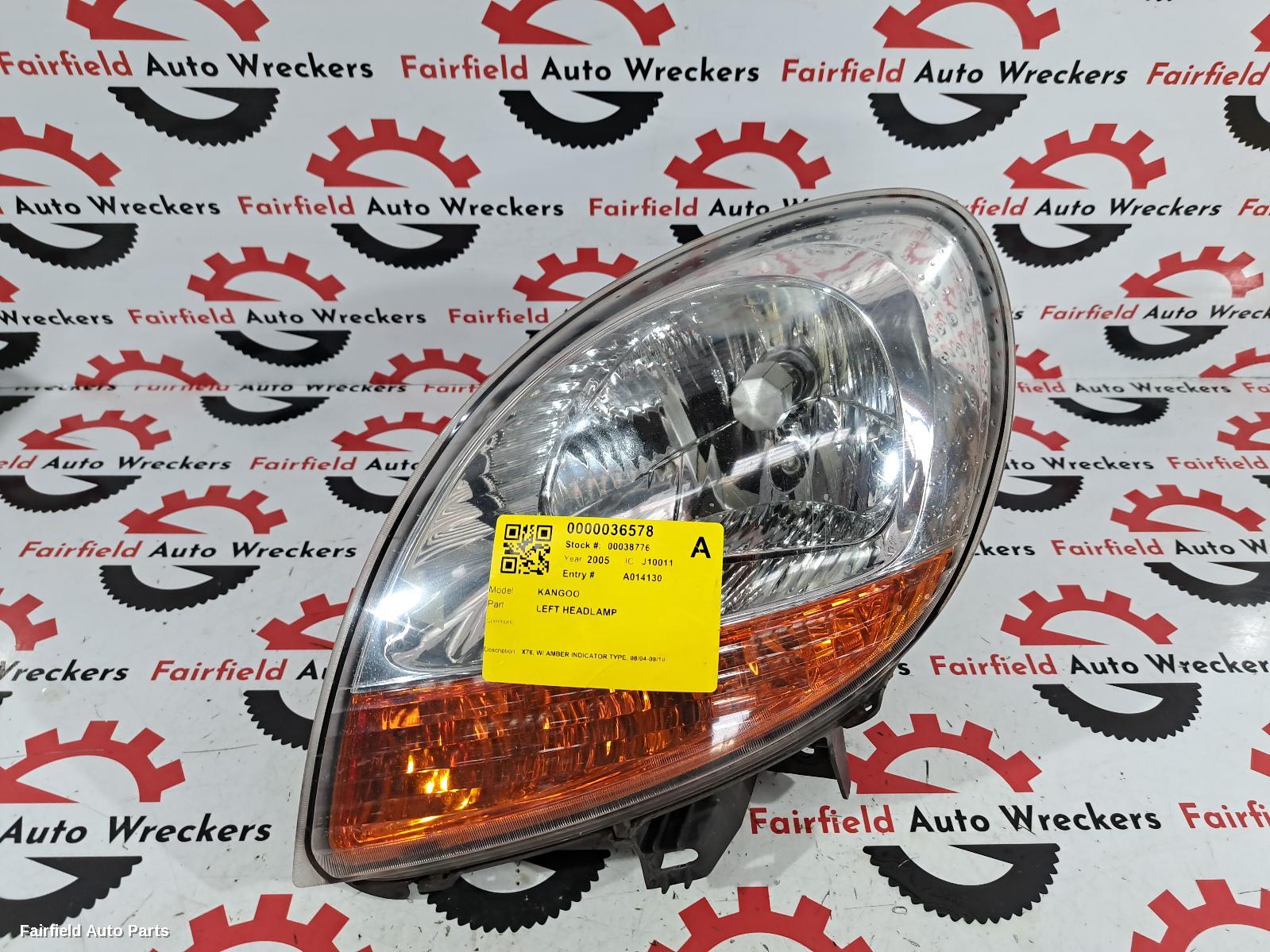 2004-2010 Renault Kangoo Left Headlamp