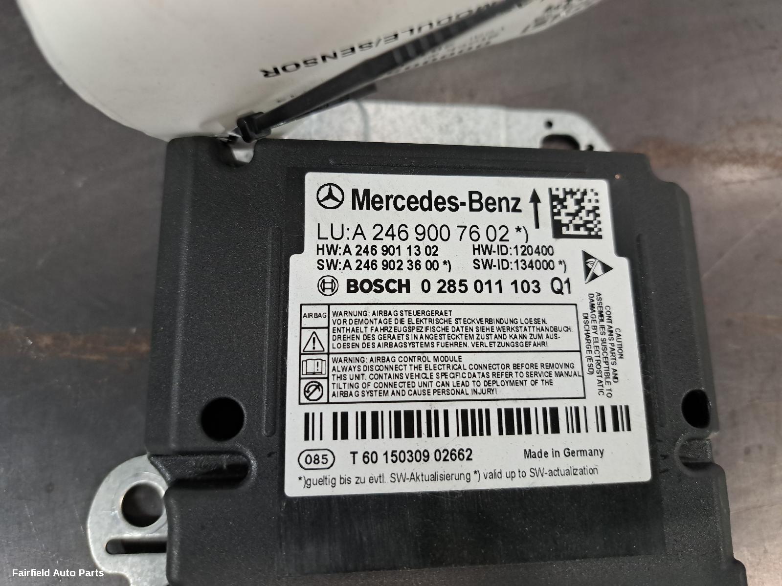 2011-2019 Mercedes B Class Airbag Module Sensor