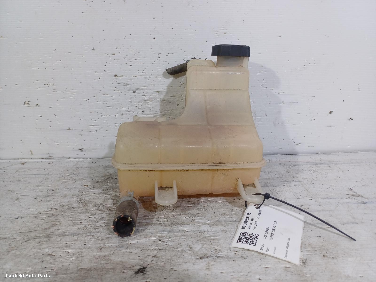 2012-2020 Holden Colorado Overflow Bottle