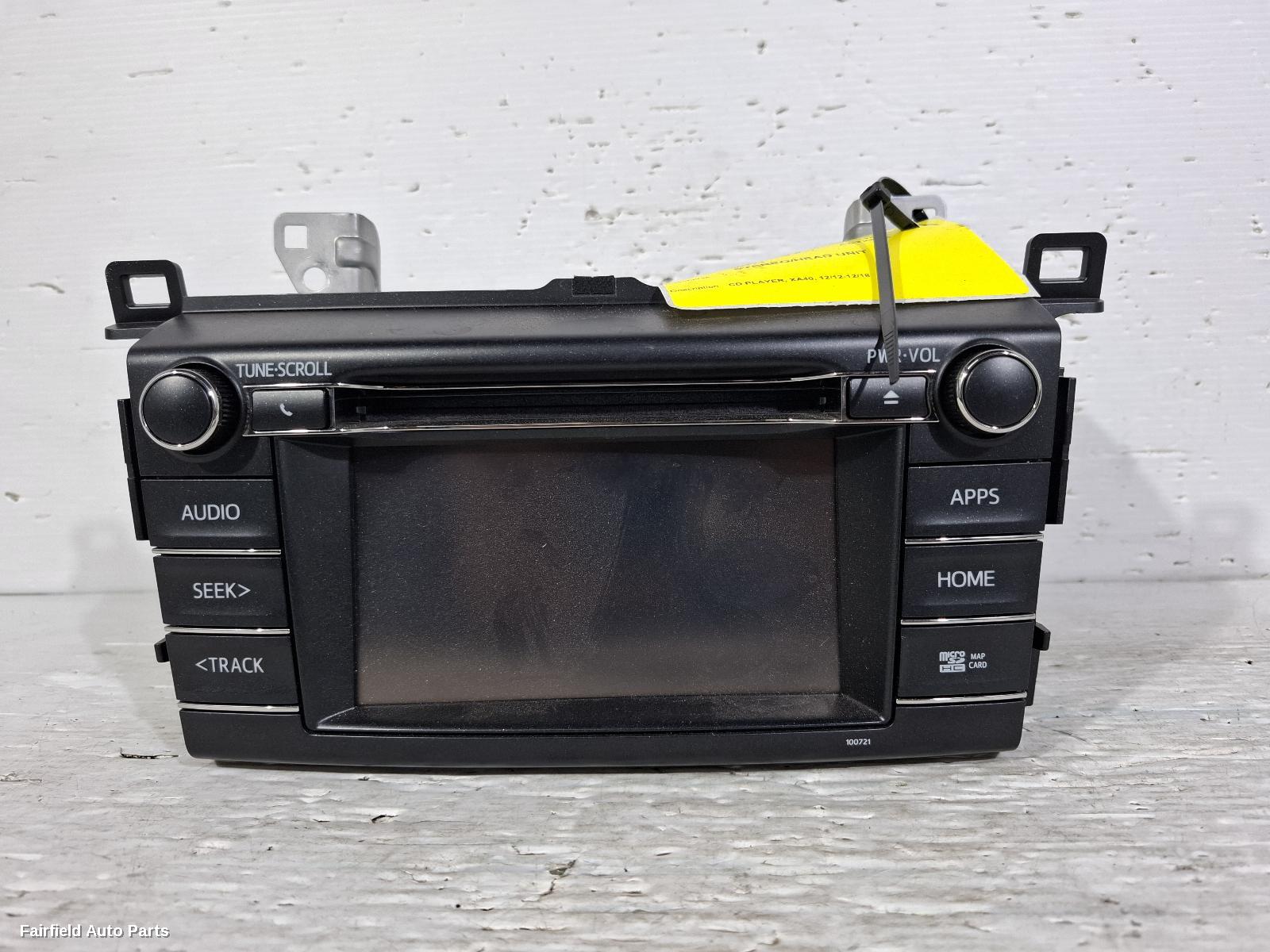 2012-2018 Toyota Rav4 Radio Cd Dvd Sat Tv