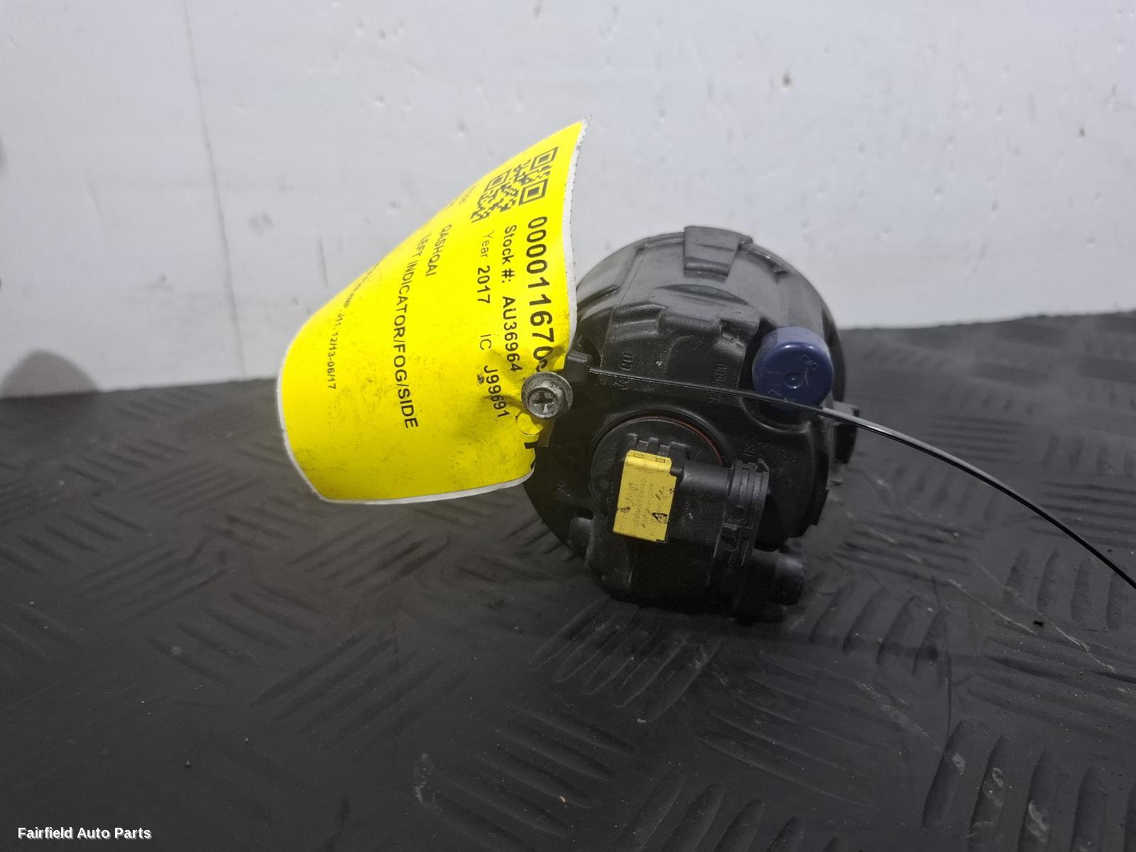 2013-2017 Nissan Qashqai Left Indicator Fog Side