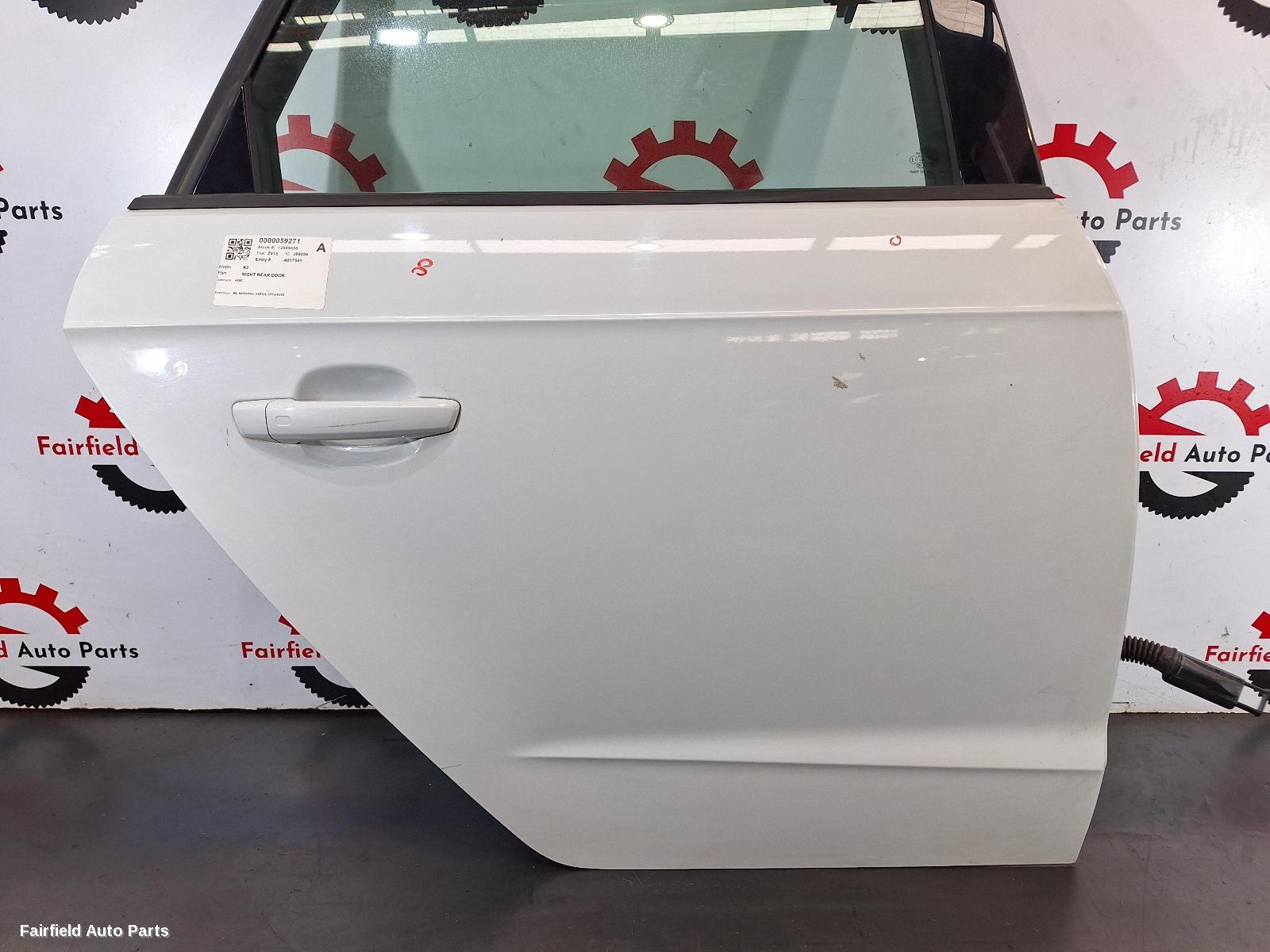 2013-2020 Audi A3 Right Rear Door Sliding