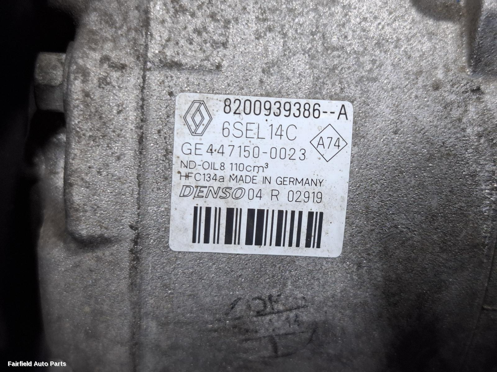 2010-2016 Renault Megane A C Compressor