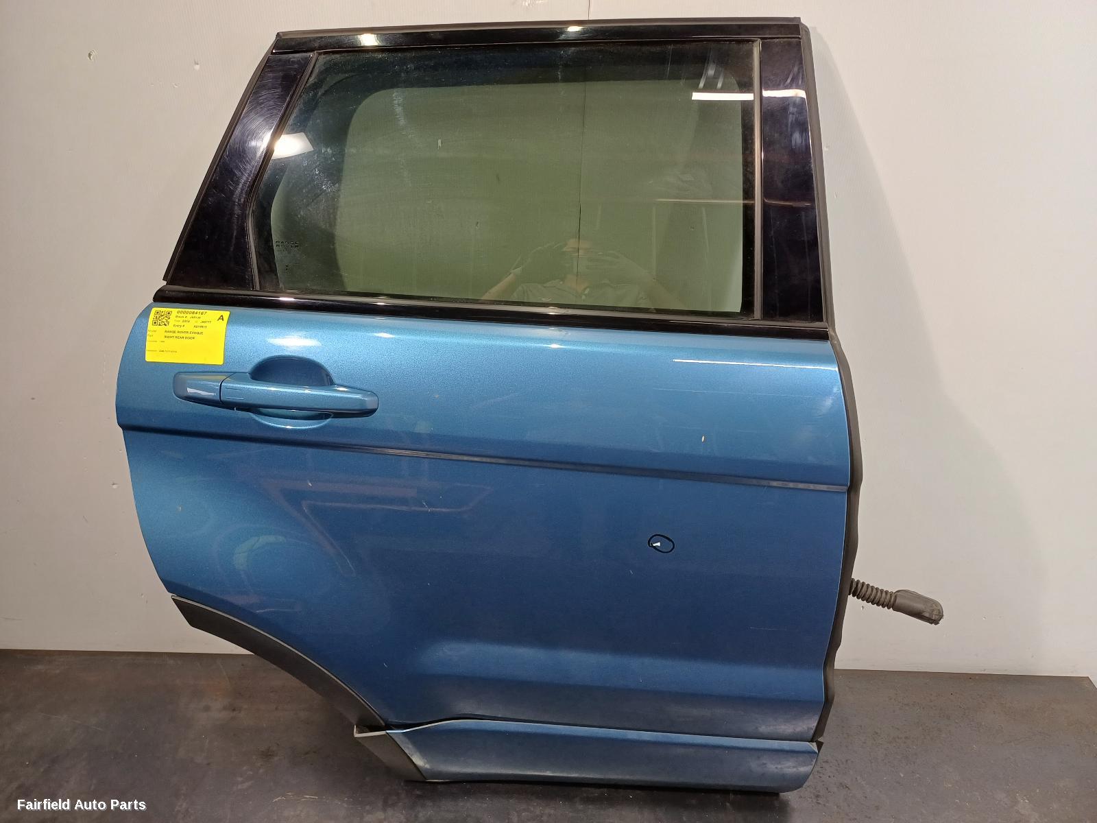 2011-2019 Land Rover Rangerover Evoque Right Rear Door Sliding