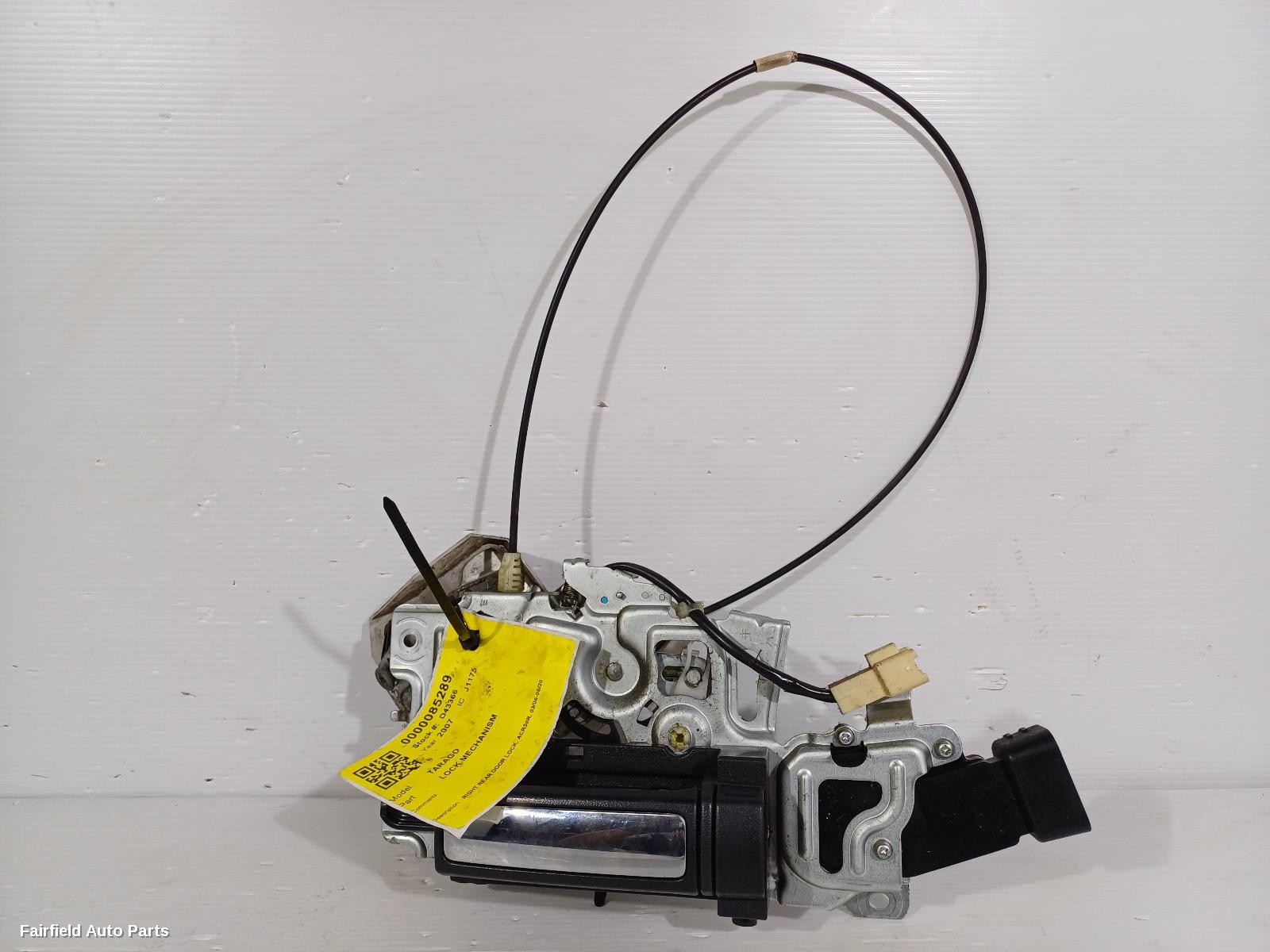 2006-2020 Toyota Tarago Door Boot Gate Lock