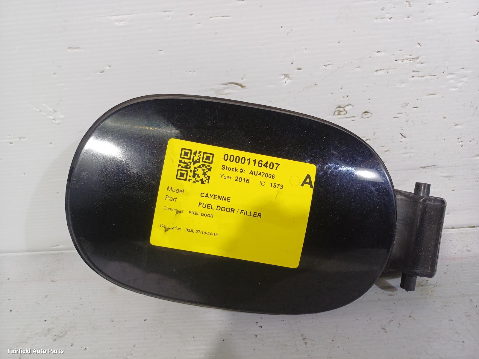 2010-2018 Porsche Cayenne Fuel Door   Filler
