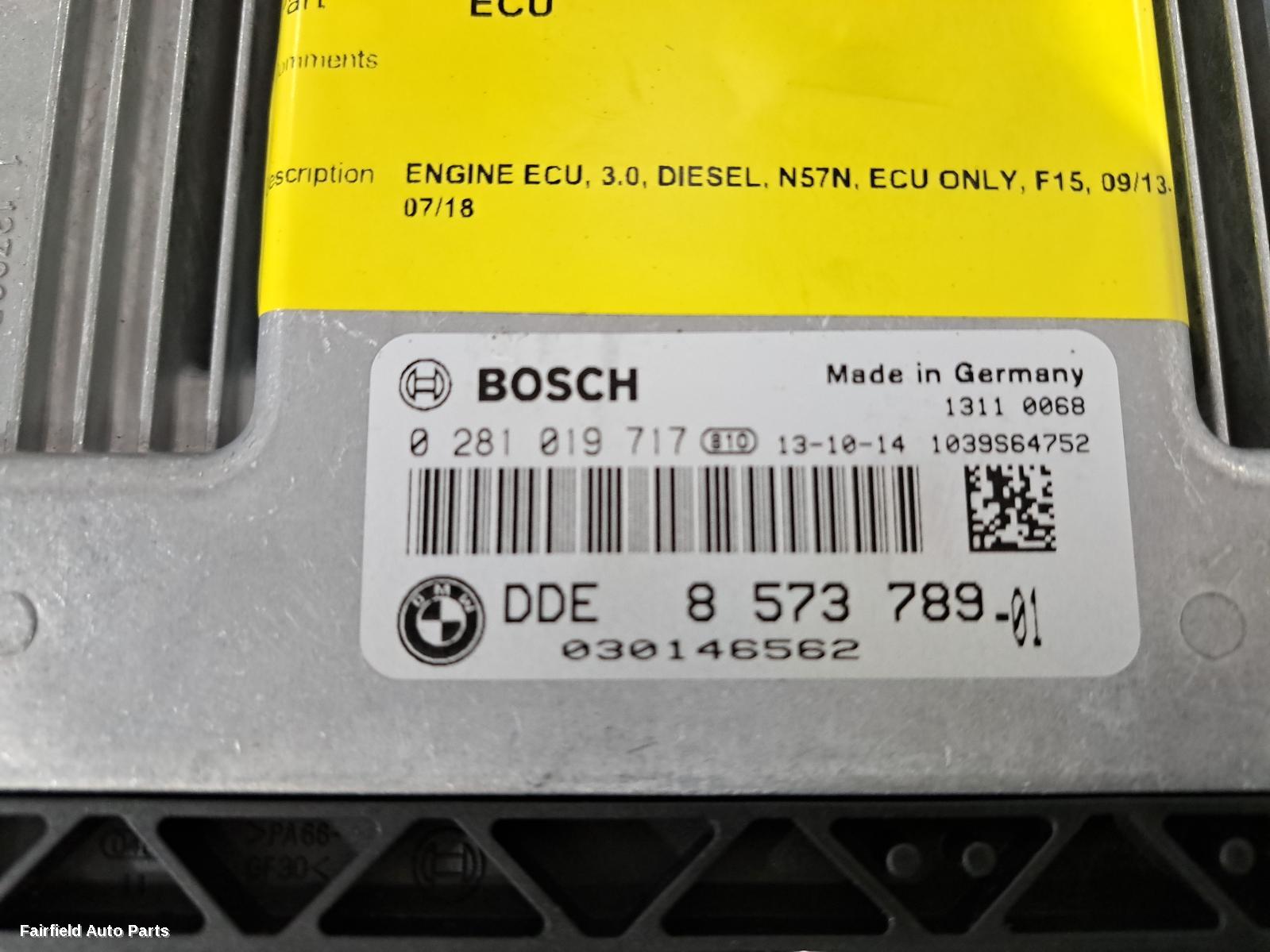 2013-2018 Bmw X5 Ecu