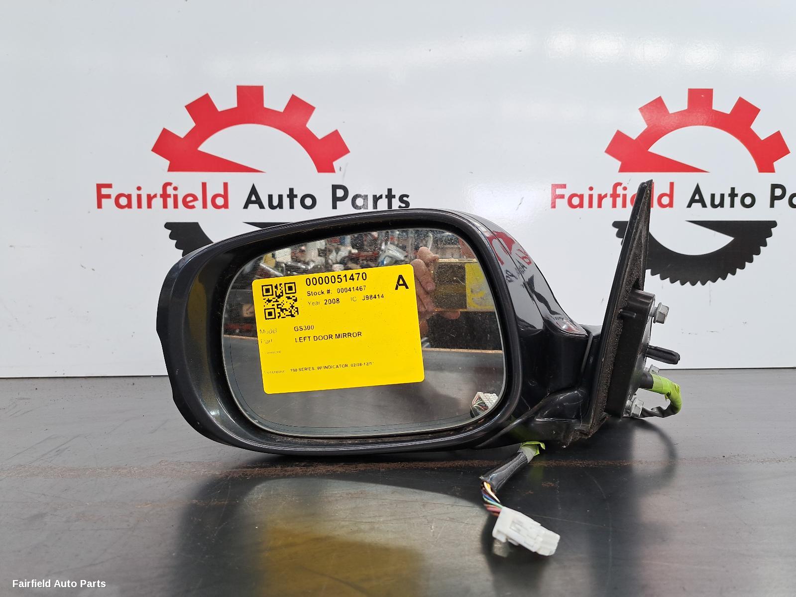 2008-2011 Lexus Gs Left Door Mirror