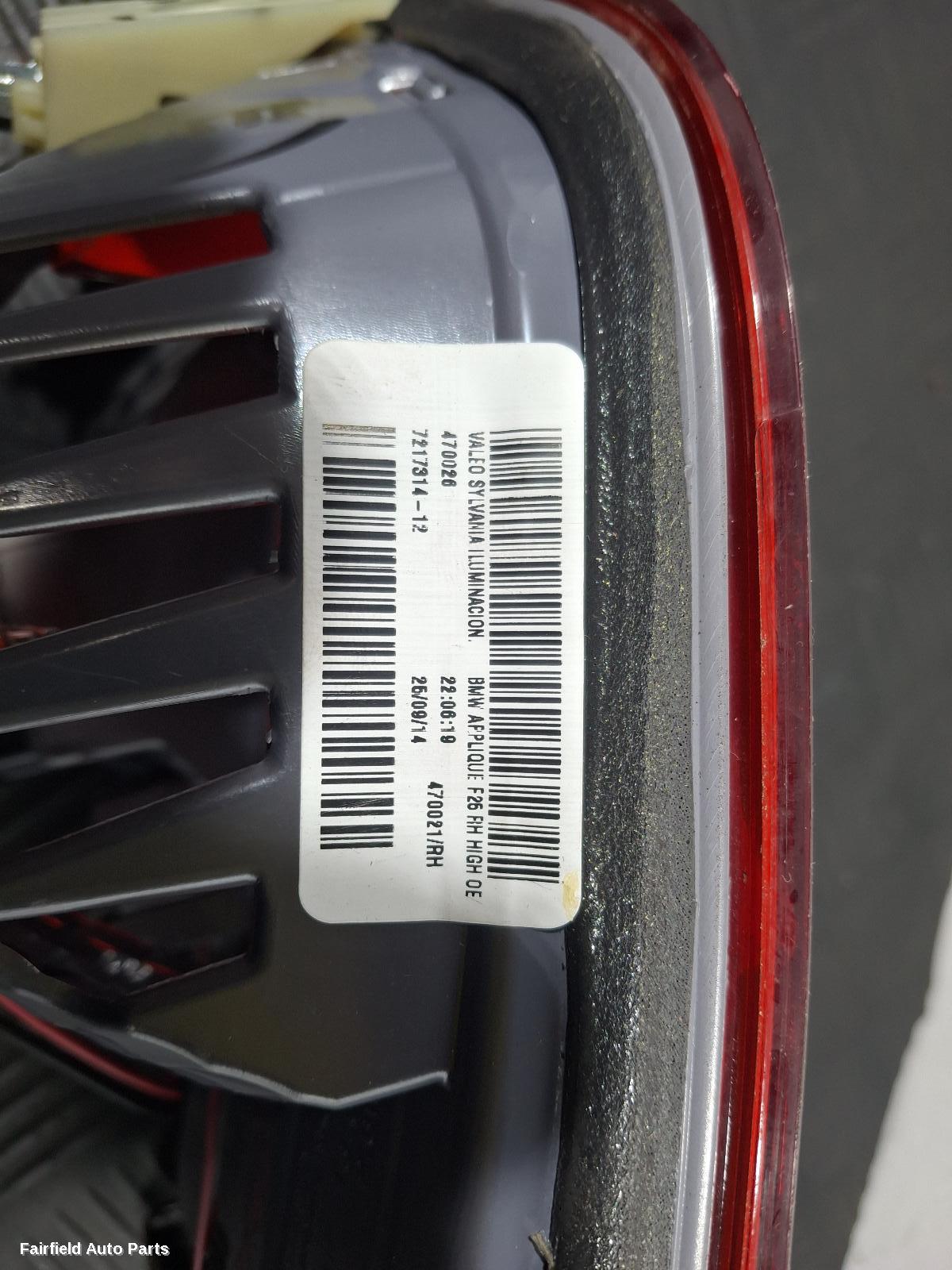 2010-2017 Bmw X3 Rear Garnish