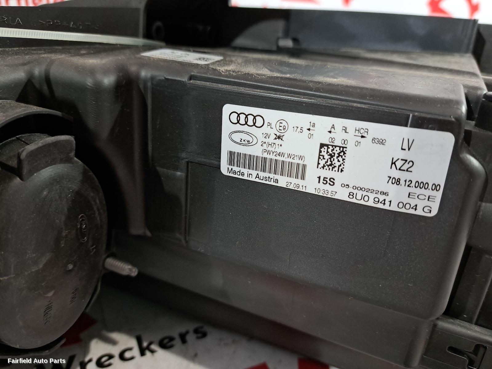 2012-2014 Audi Q3 Right Headlamp