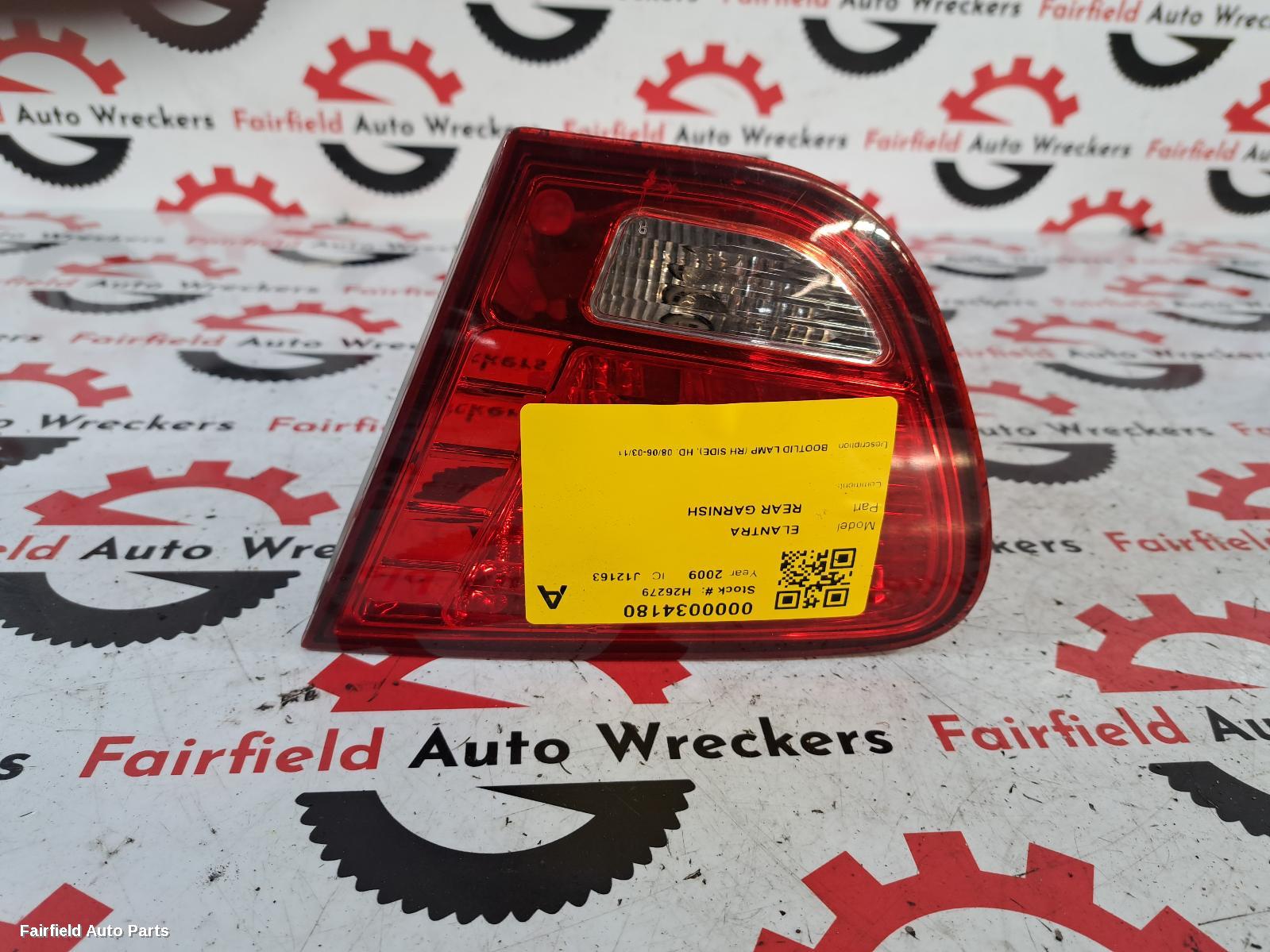 2006-2011 Hyundai Elantra Rear Garnish