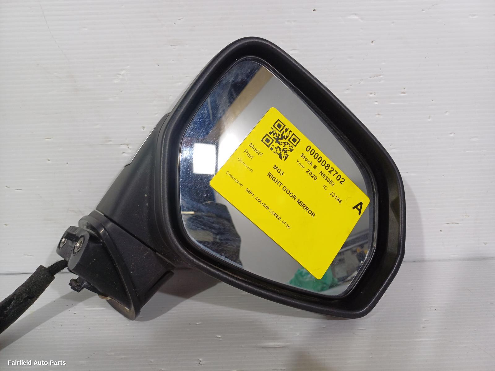 2016-2024 Mg Mg3 Right Door Mirror