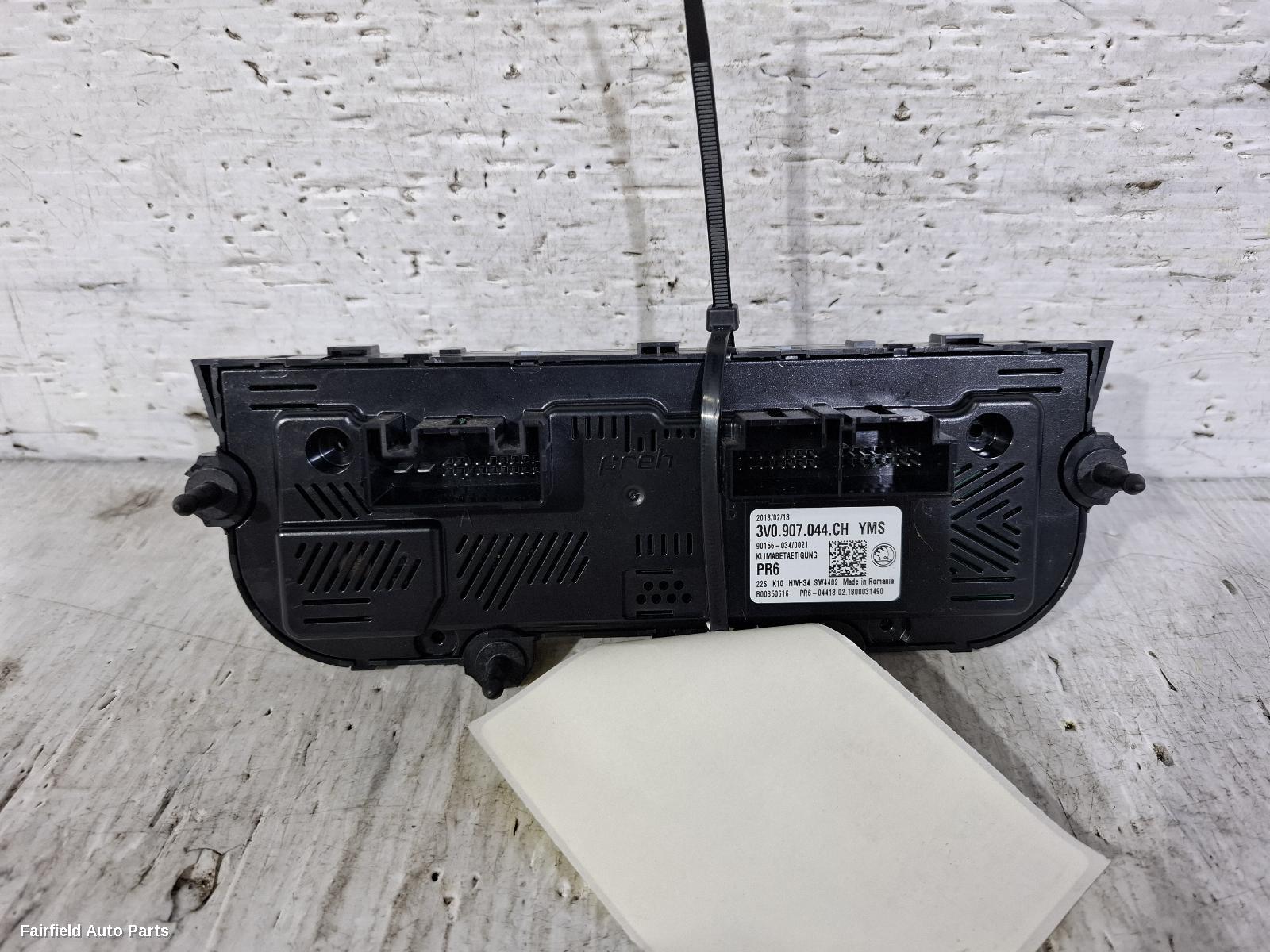 2016-2024 Skoda Superb Heater Ac Controls