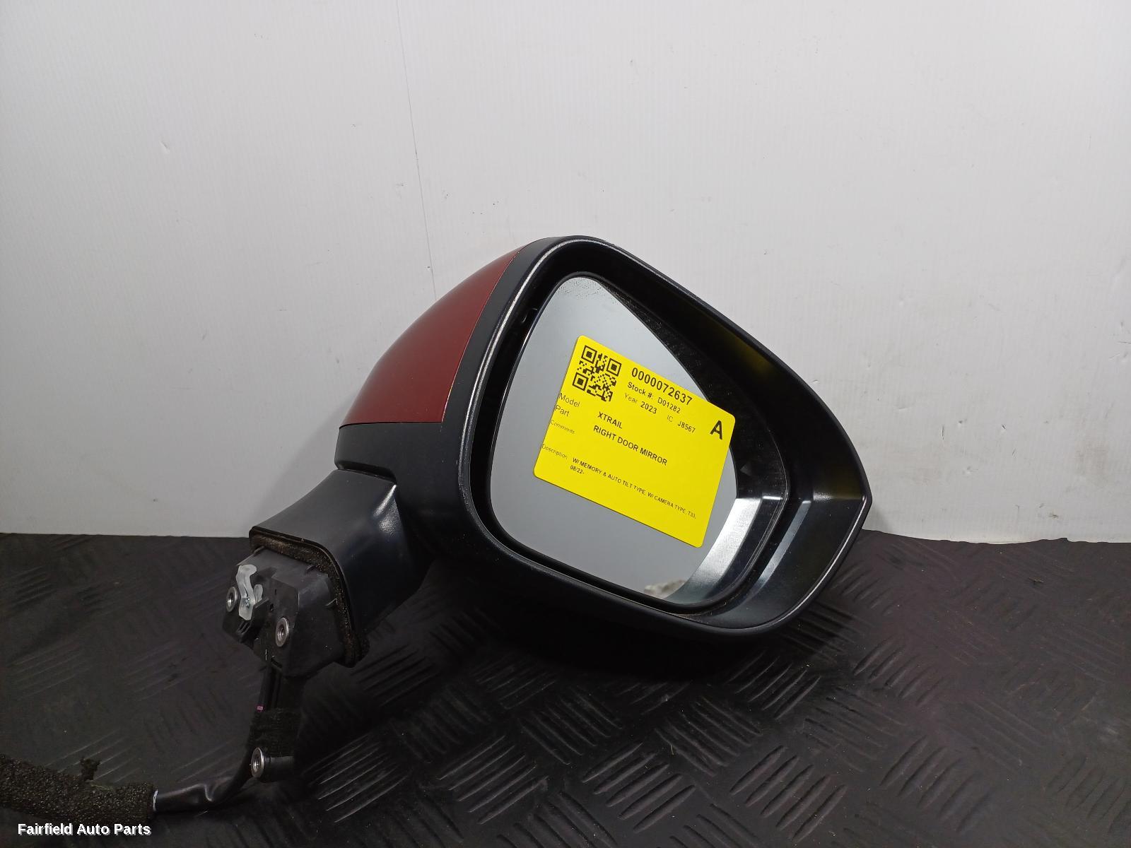 2022-2025 Nissan Xtrail Right Door Mirror