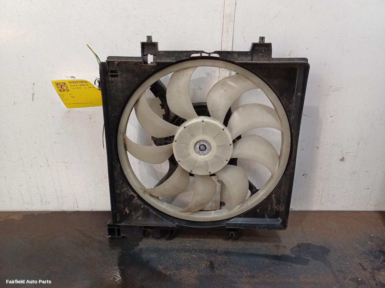 2011-2017 Subaru Xv Fan