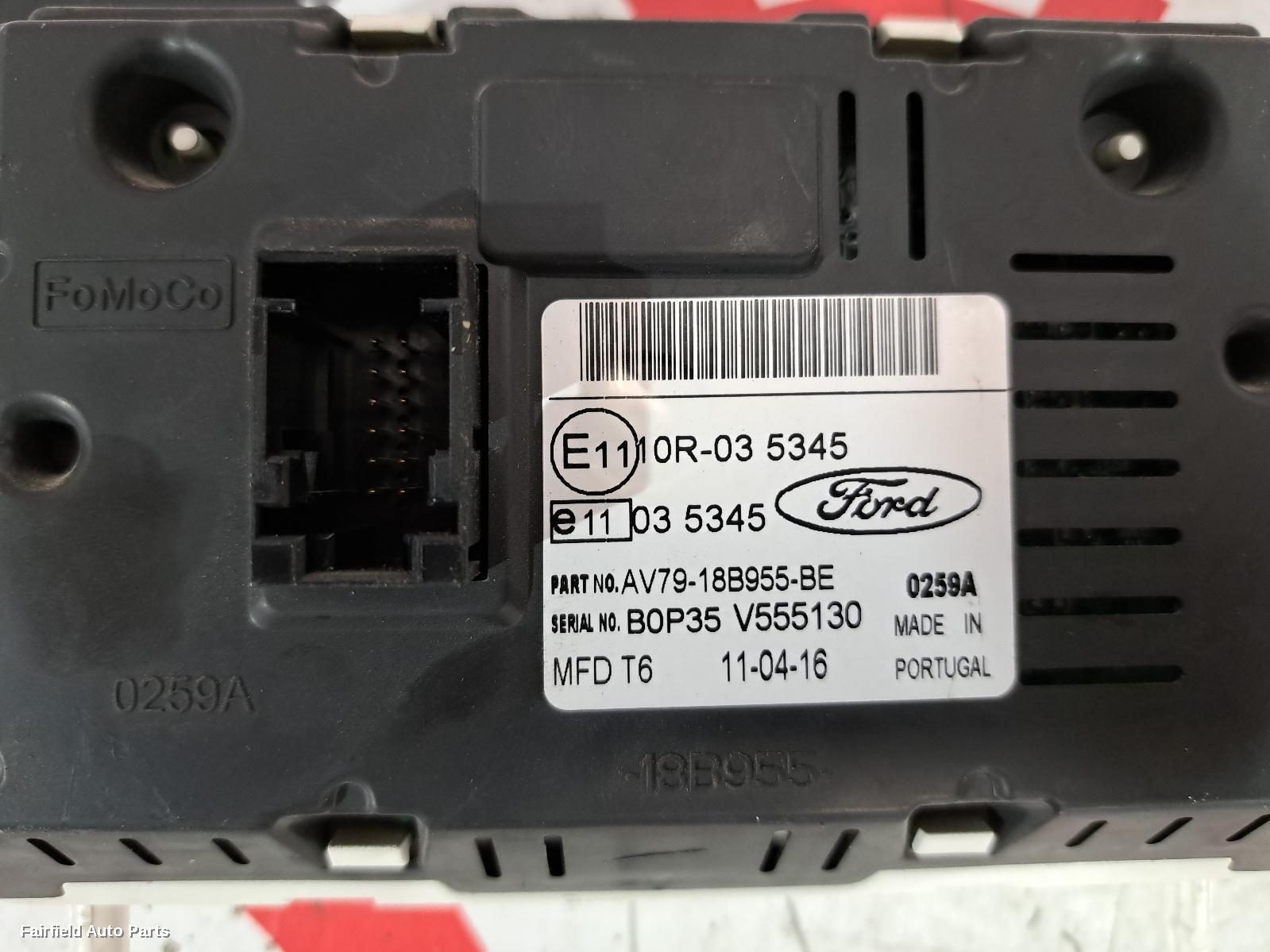 2011-2020 Mazda Bt50 Radio Cd Dvd Sat Tv