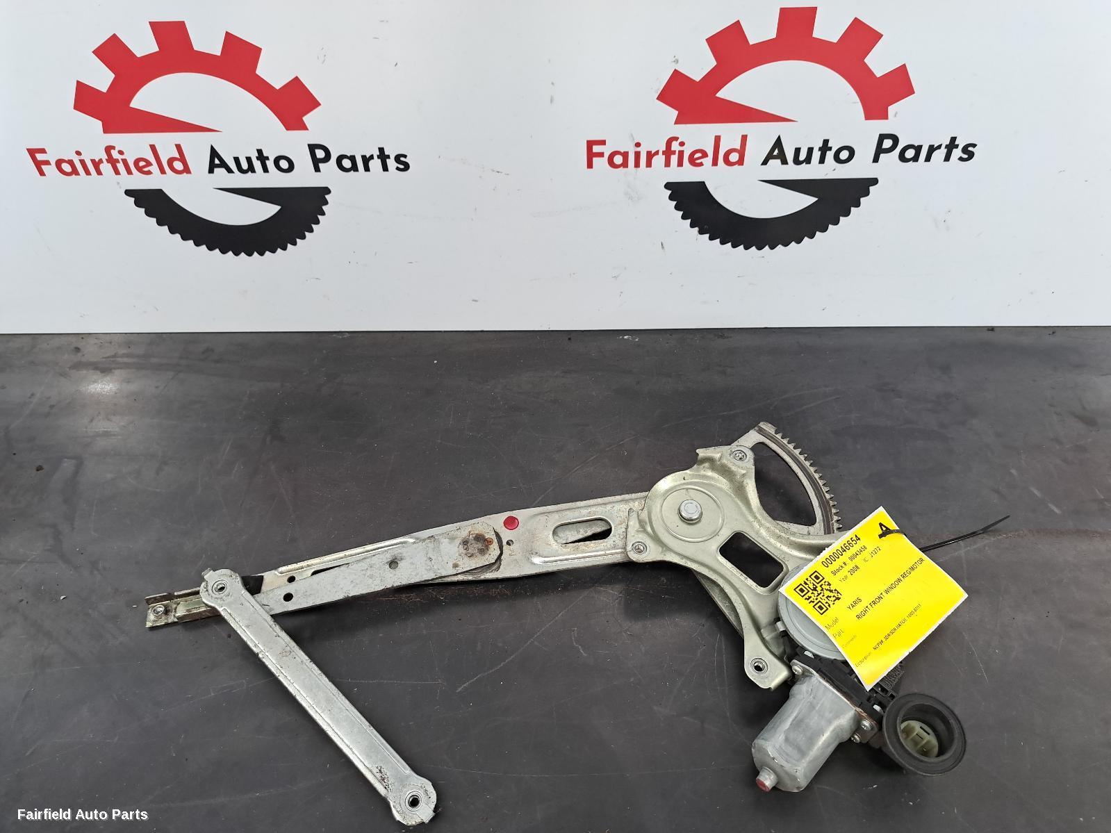 2005-2011 Toyota Yaris Right Front Window Reg Motor