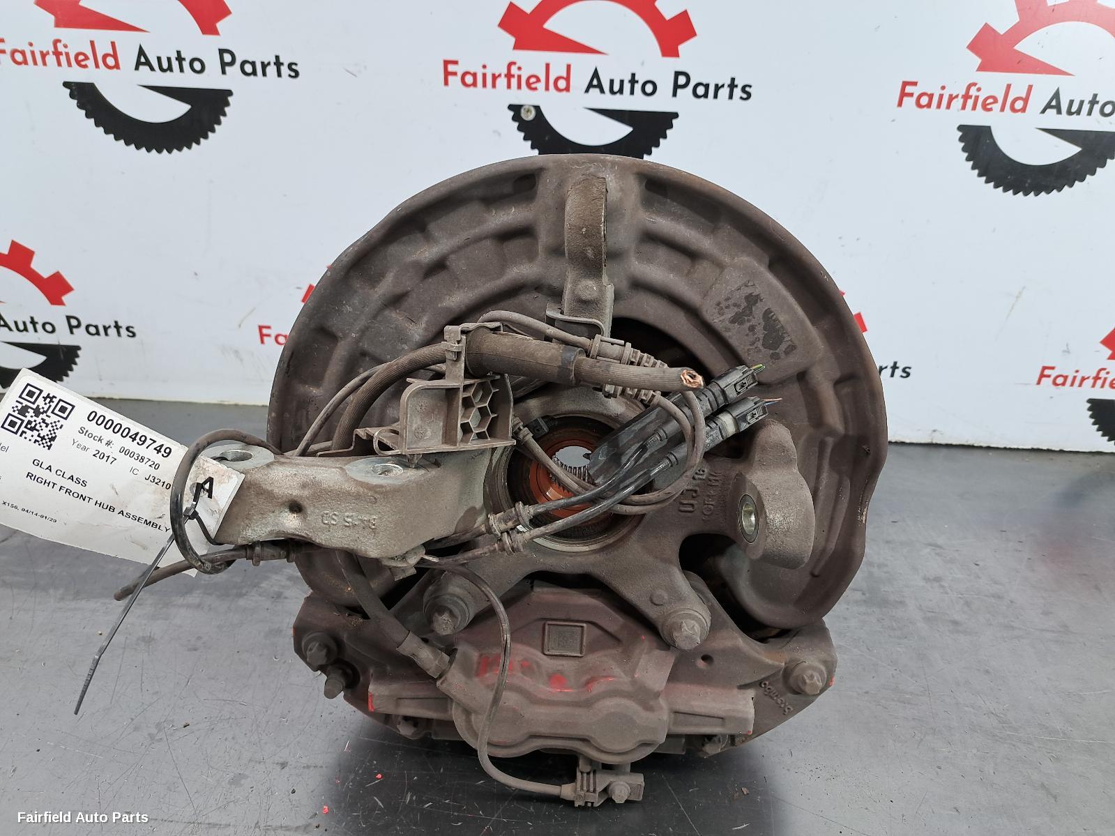 2014-2020 Mercedes Gla Class Right Front Hub Assembly