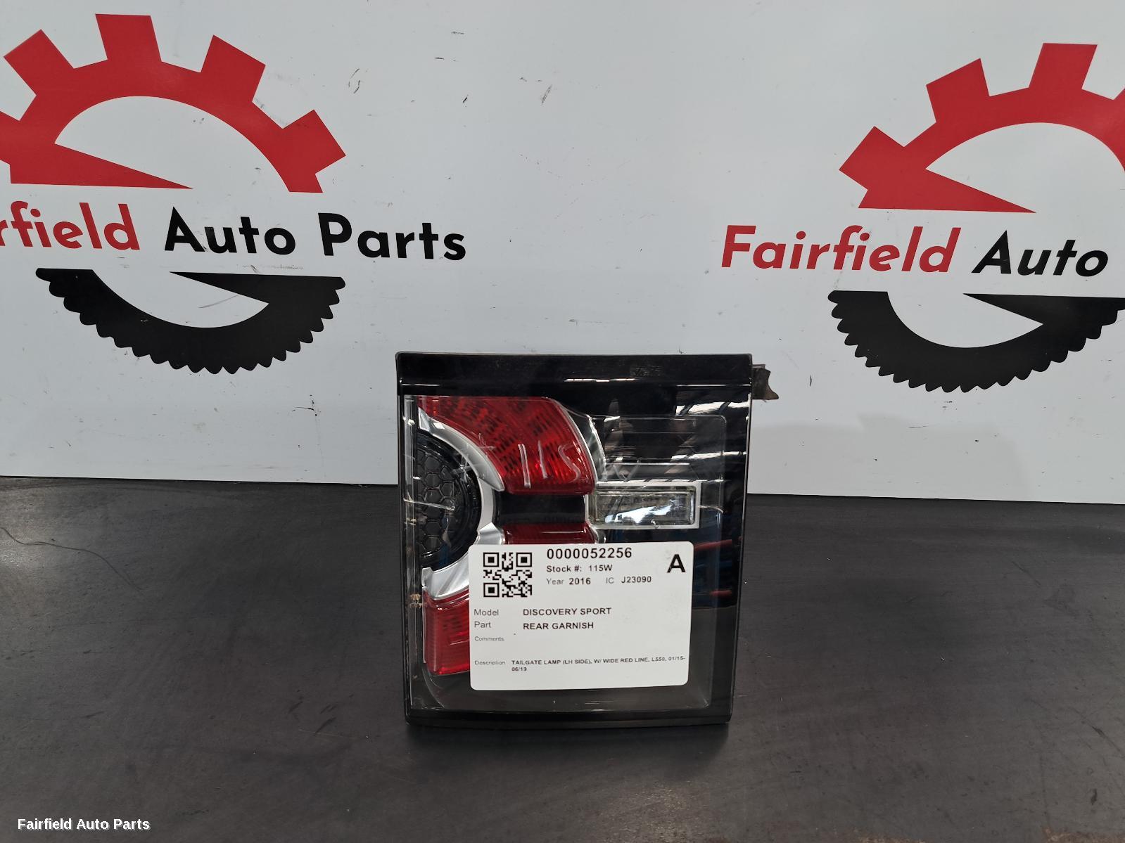 2015-2019 Land Rover Discovery Sport Rear Garnish
