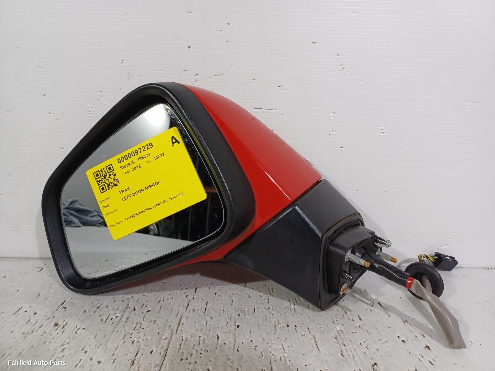 2016-2020 Holden Trax Left Door Mirror
