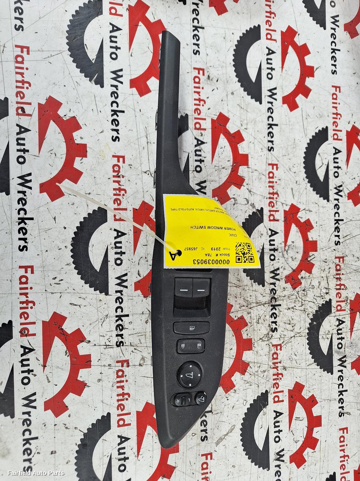2016-2021 Honda Civic Pwr Dr Wind Switch