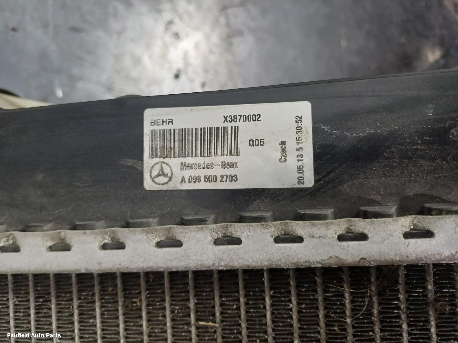 2013-2016 Mercedes E Class Radiator