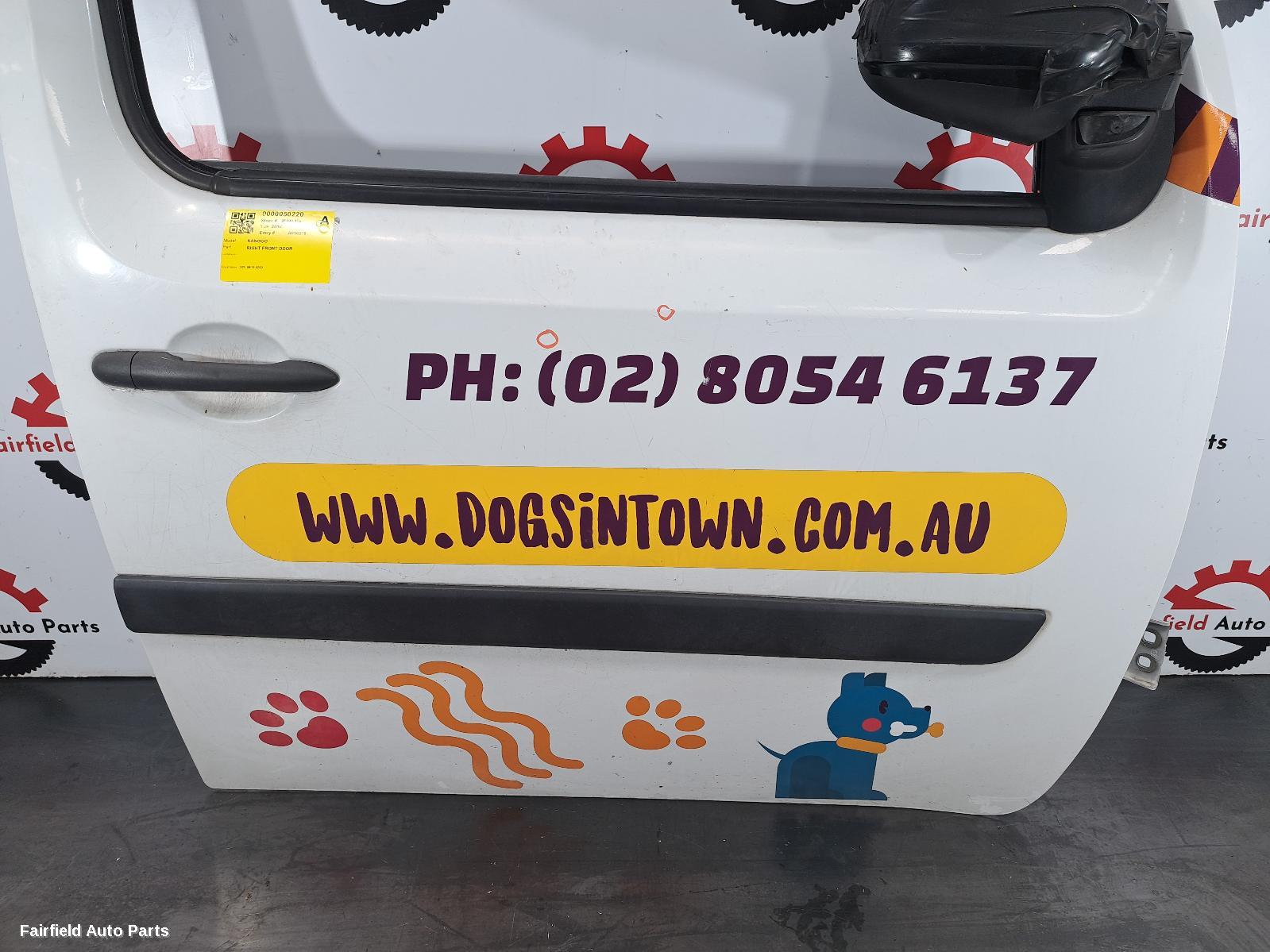 2013-2022 Renault Kangoo Right Front Door
