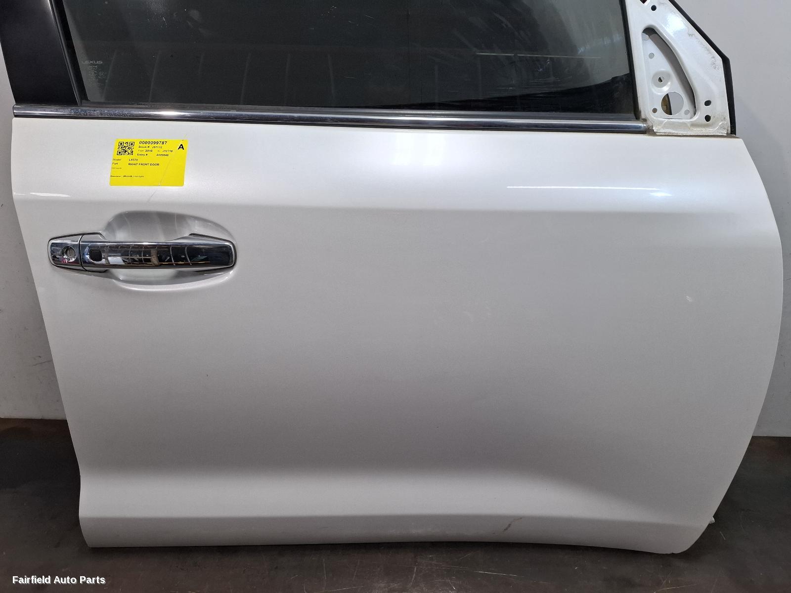 2007-2011 Lexus Lx Series Right Front Door
