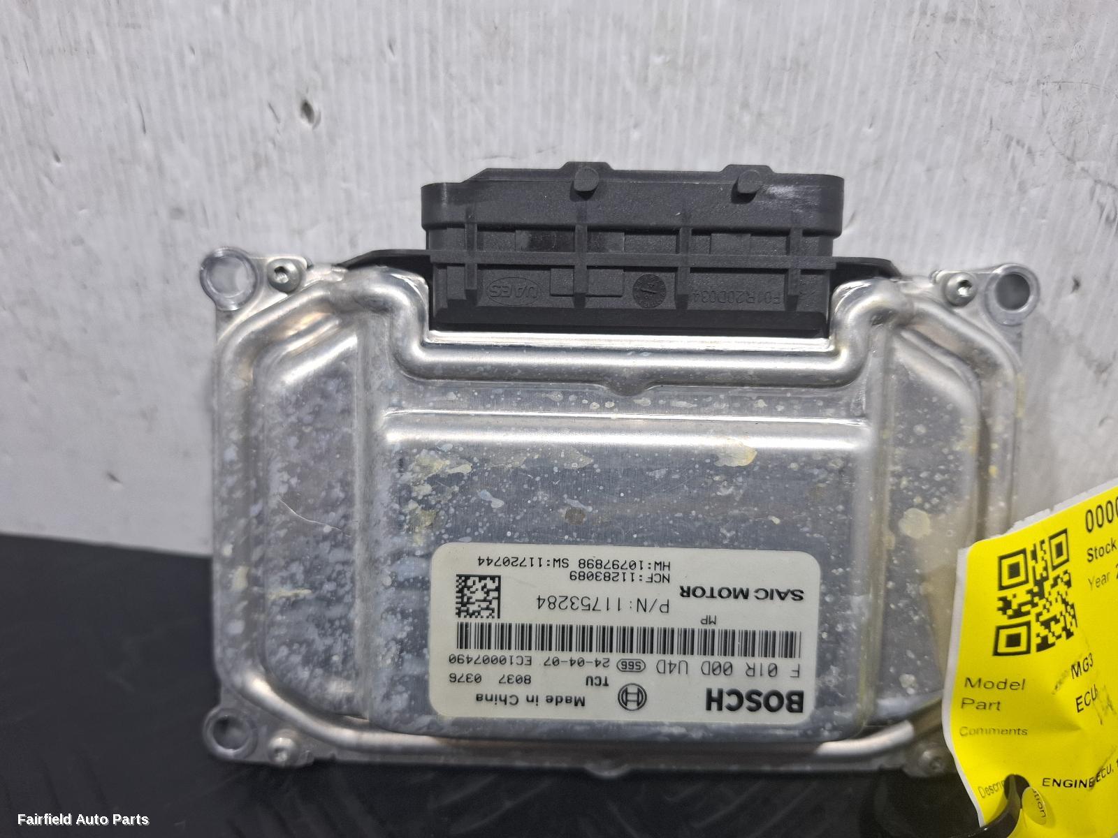 2016-2024 Mg Mg3 Ecu