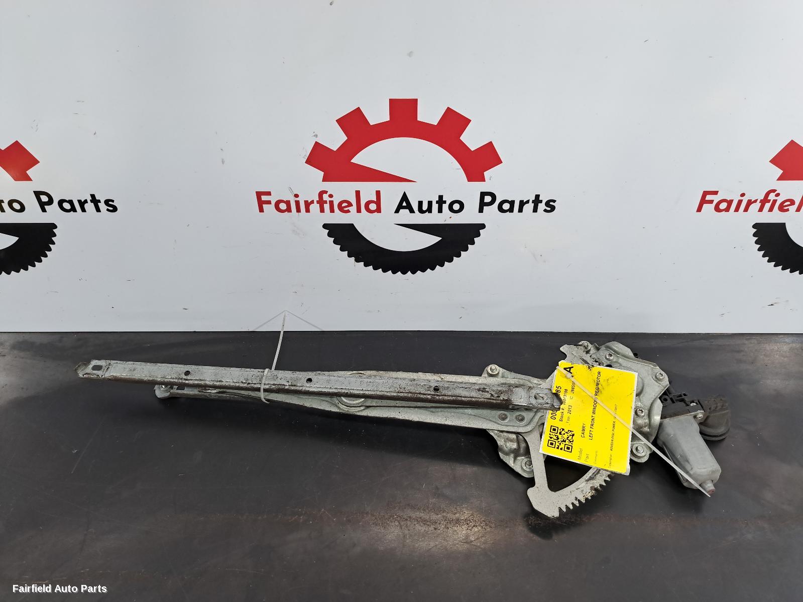 2011-2017 Toyota Camry Left Front Window Reg Motor
