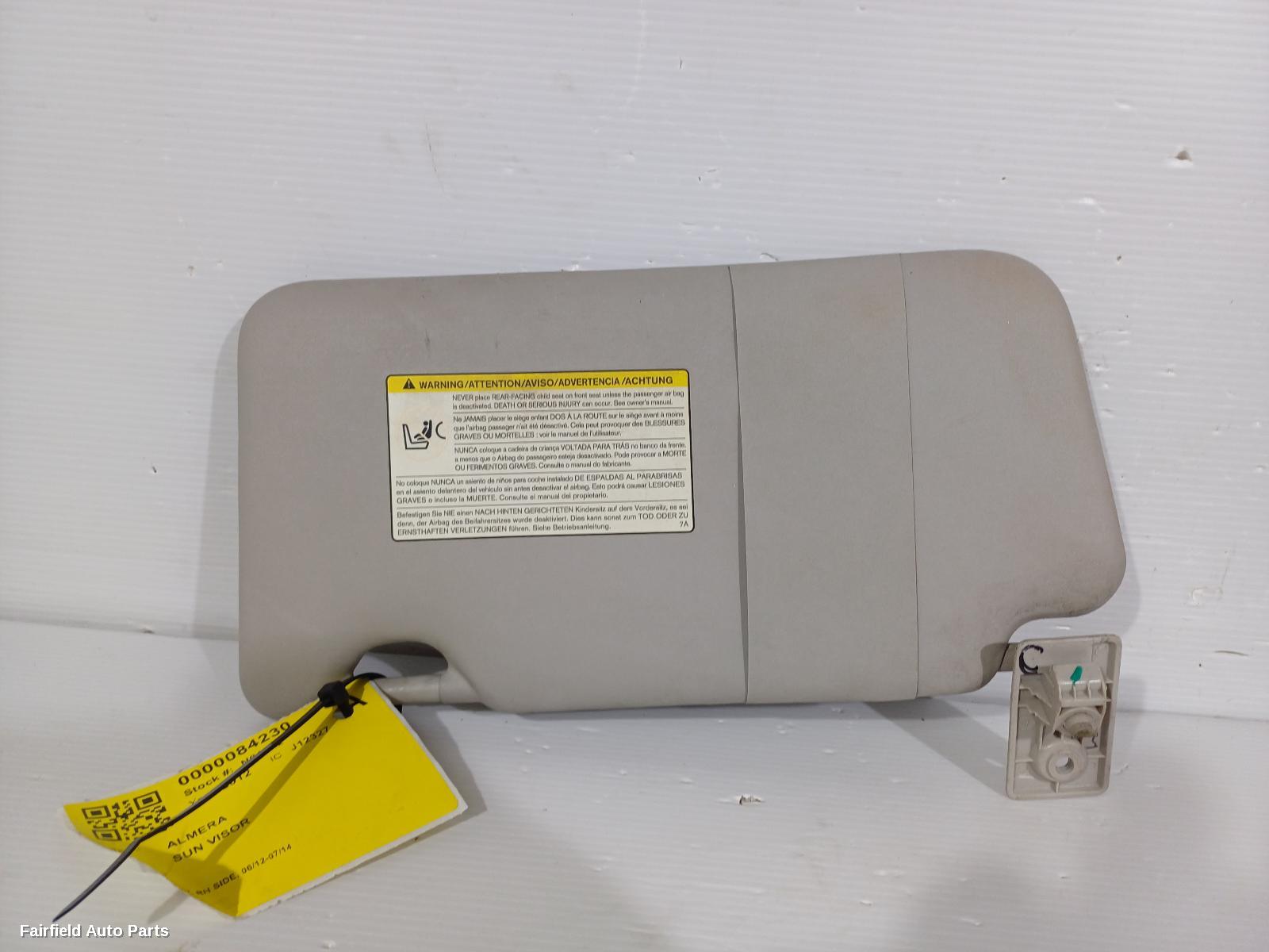 2012-2014 Nissan Almera Sunvisor