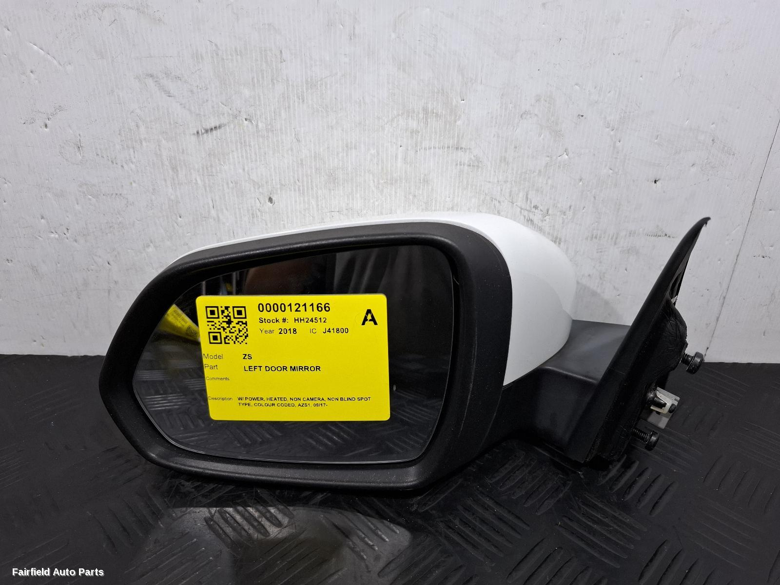 2017-2024 Mg Zs Left Door Mirror